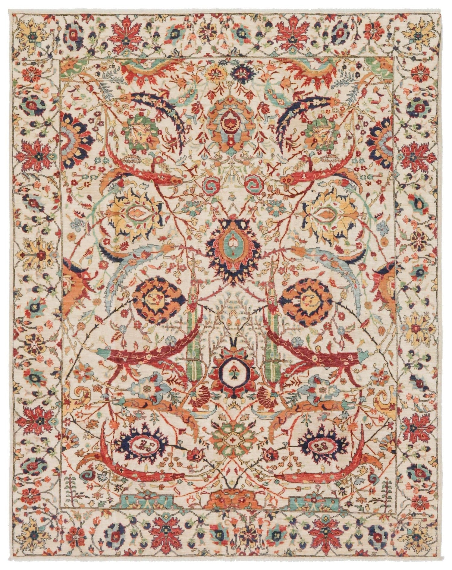 Sickle Leaf Handwoven Transitional Rug