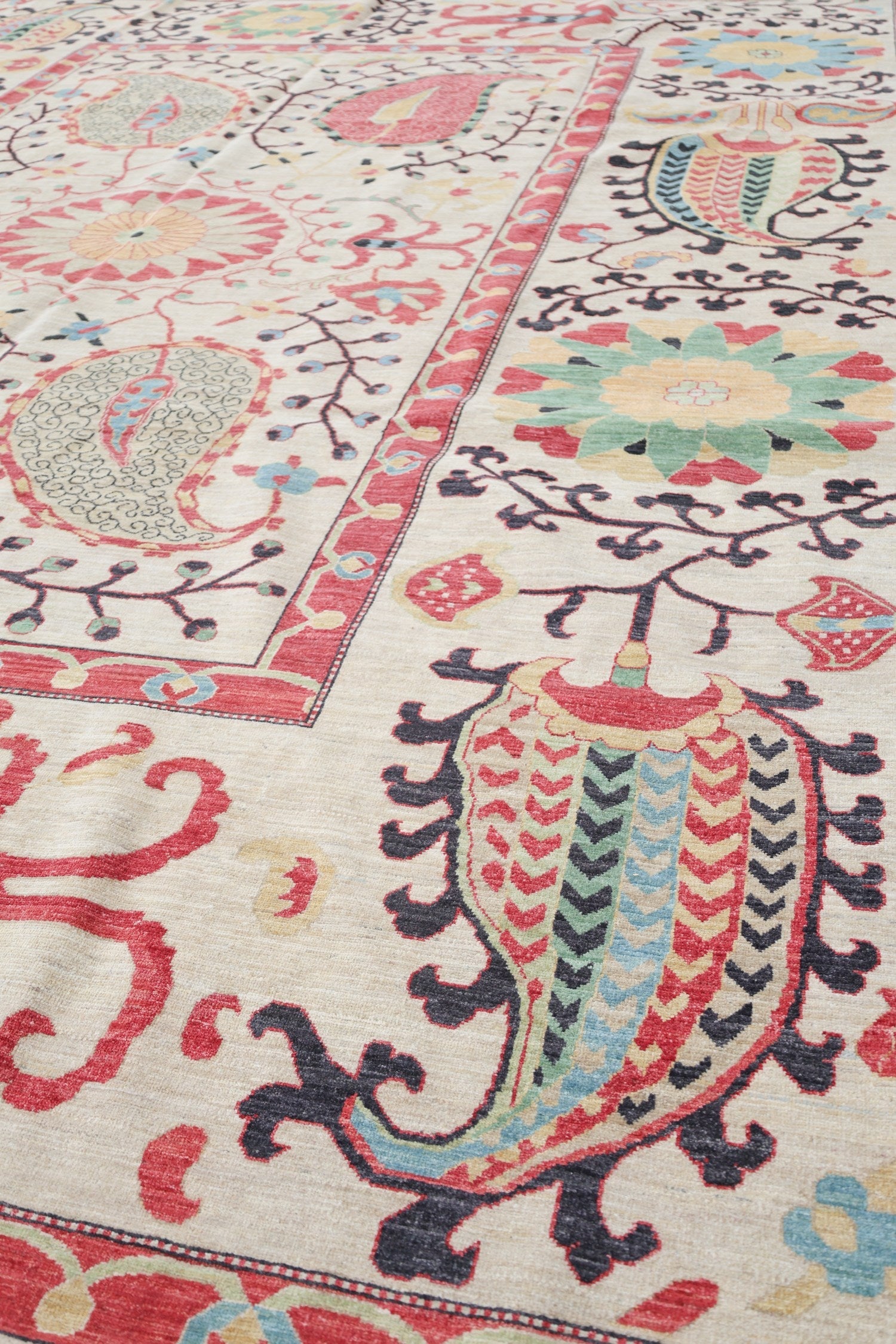 Suzani Handwoven Transitional Rug, J74840