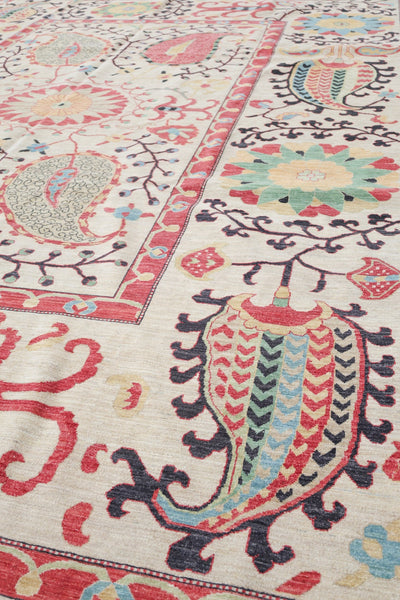 Suzani Handwoven Transitional Rug, J74840