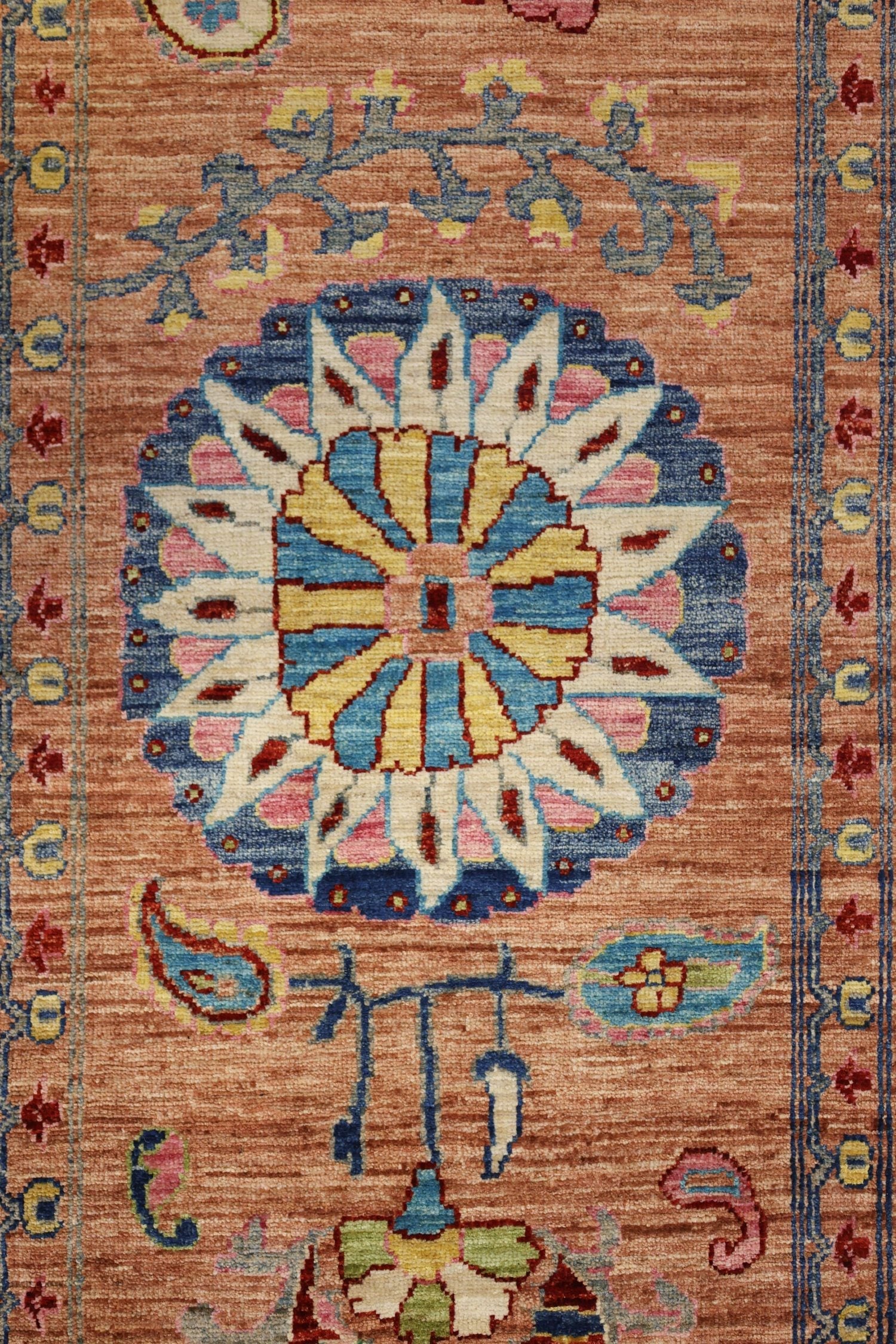 Suzani Handwoven Transitional Rug, J76366