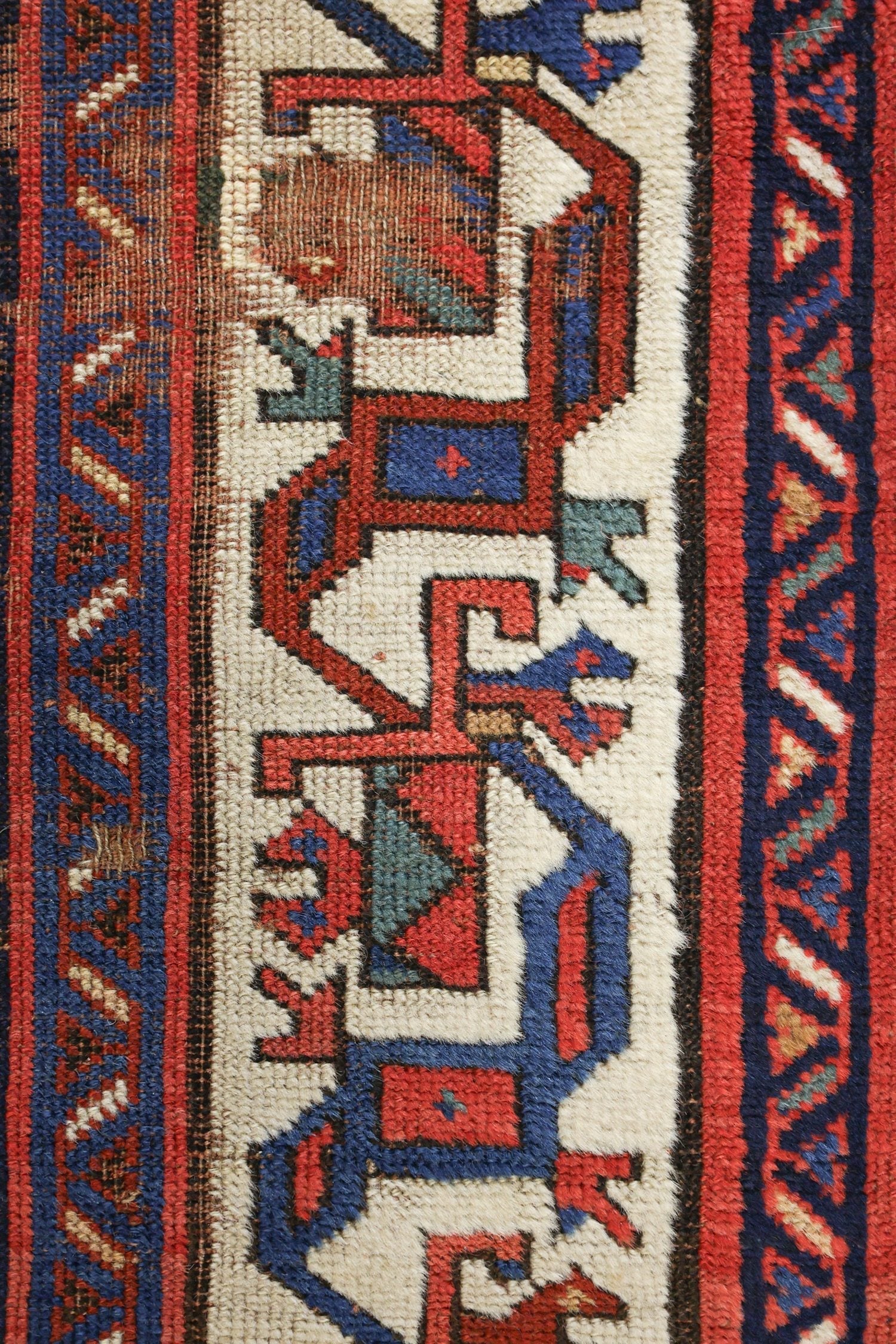 VintageHandwoven Tribal Rug, J75414