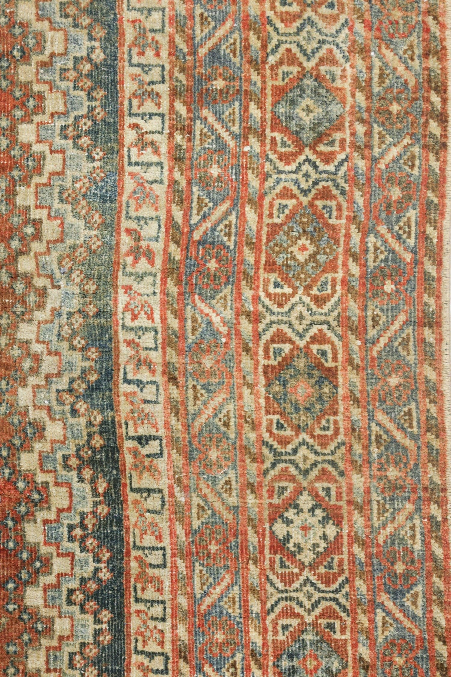 Vintage Abadeh Handwoven Tribal Rug, J73339