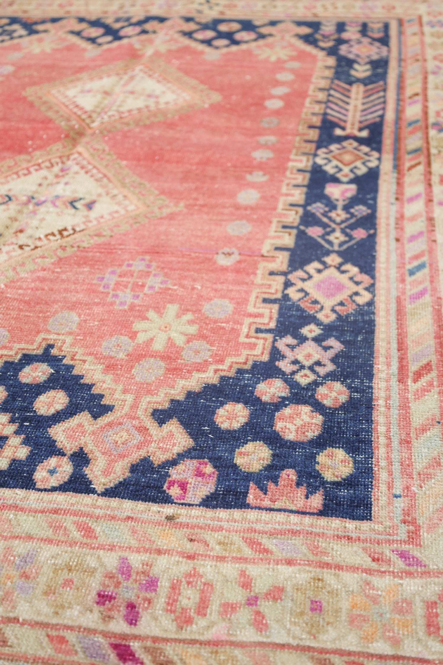 Vintage Afshar Handwoven Tribal Rug, J75129