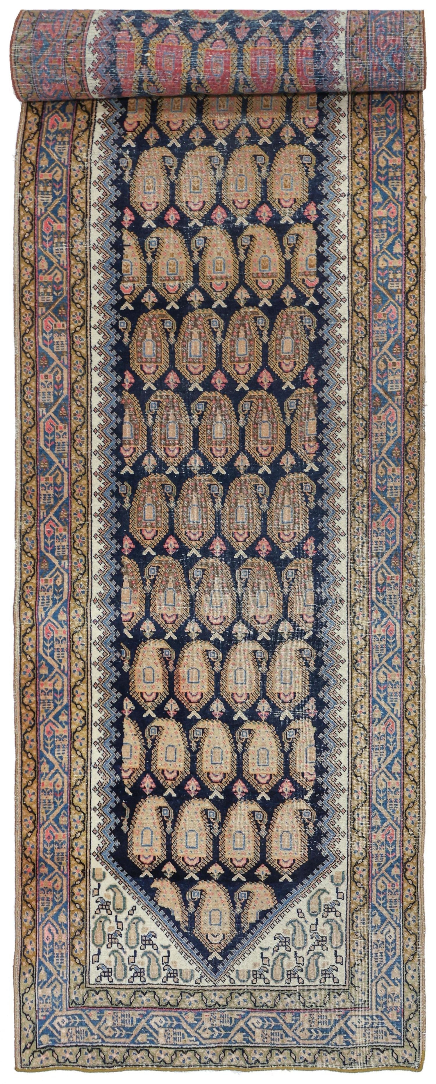 Antique Afshar Handwoven Tribal Rug