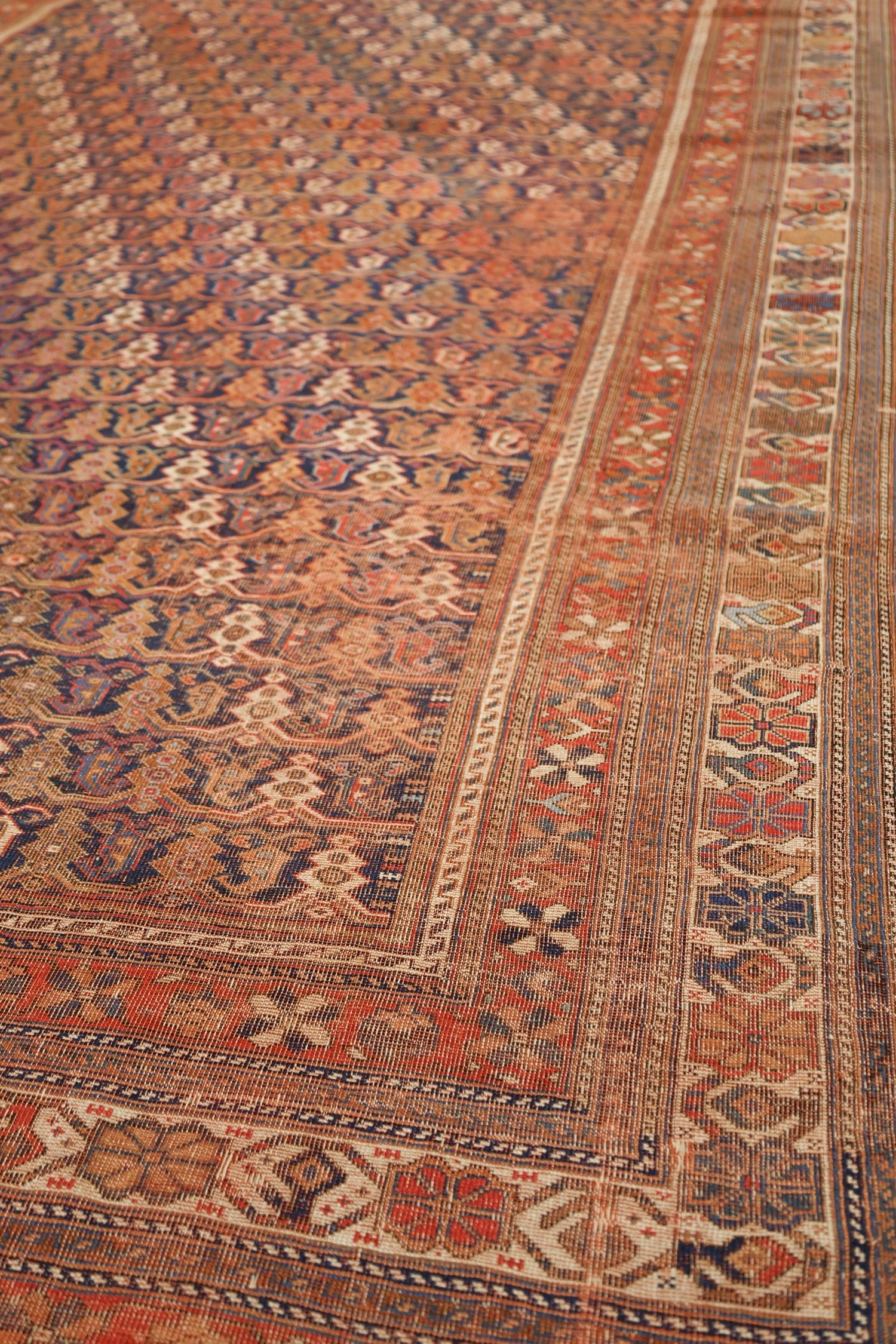 Vintage Afshar Handwoven Tribal Rug, J76390