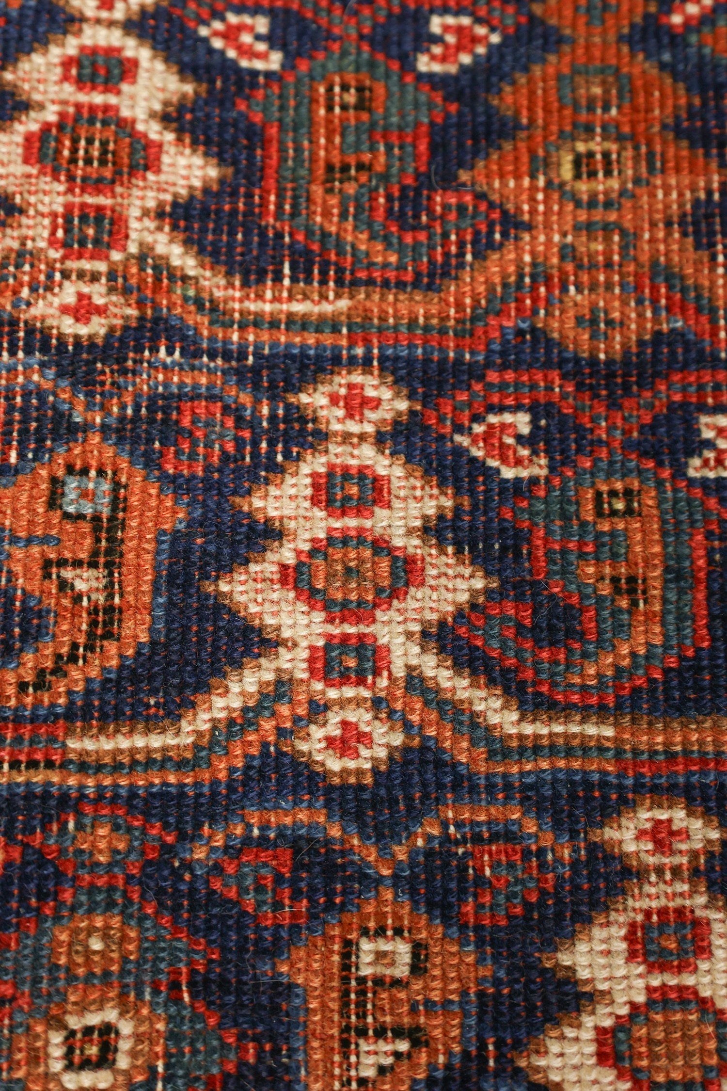 Vintage Afshar Handwoven Tribal Rug, J76390