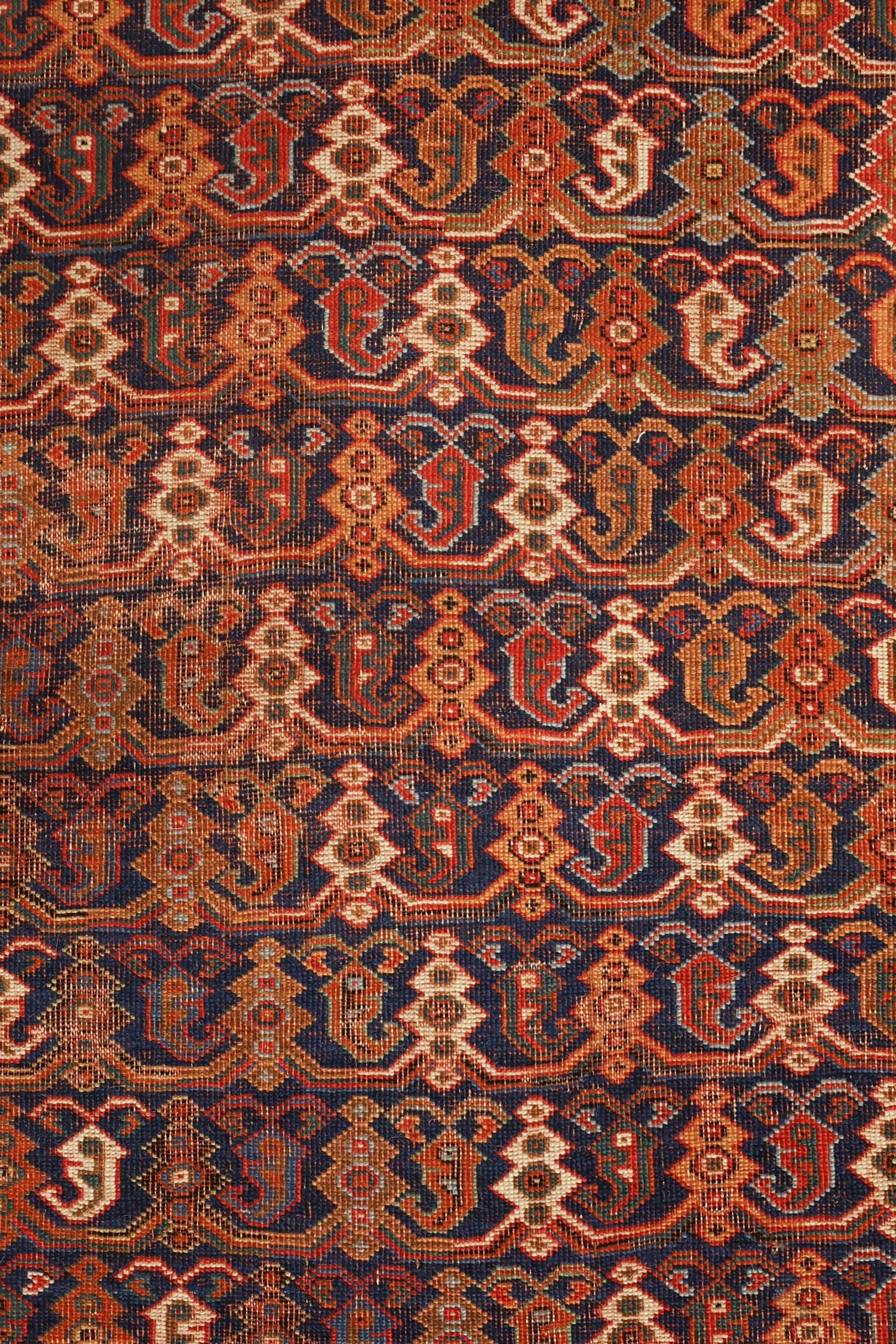 Vintage Afshar Handwoven Tribal Rug, J76390