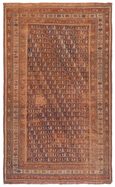 Vintage Afshar Handwoven Tribal Rug