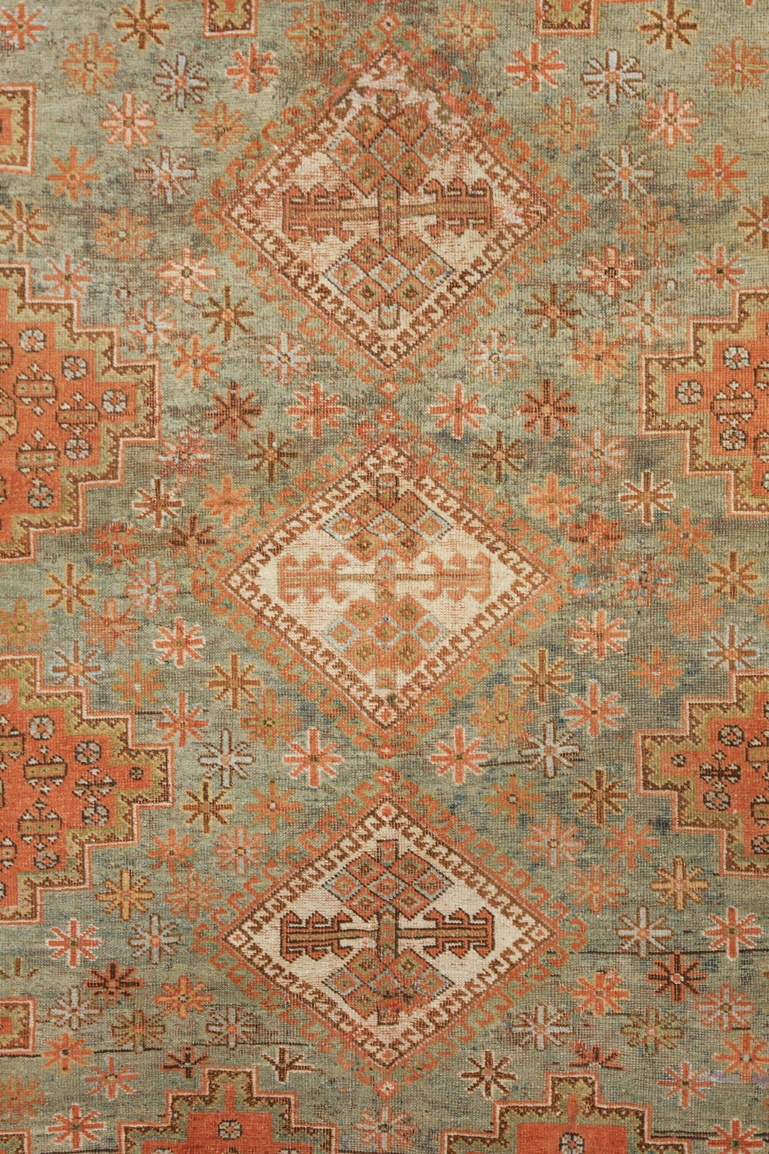 Vintage Afshar Handwoven Tribal Rug, J76619