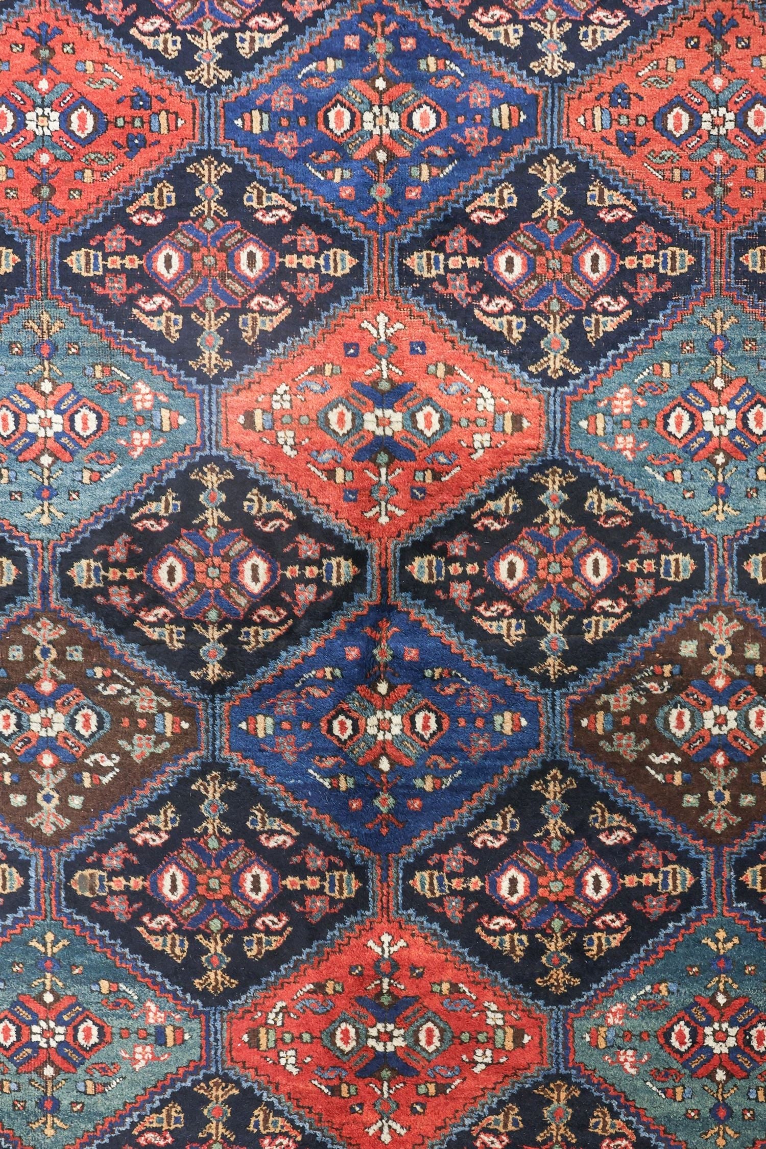 Antique Afshar Handwoven Tribal Rug, JF8719