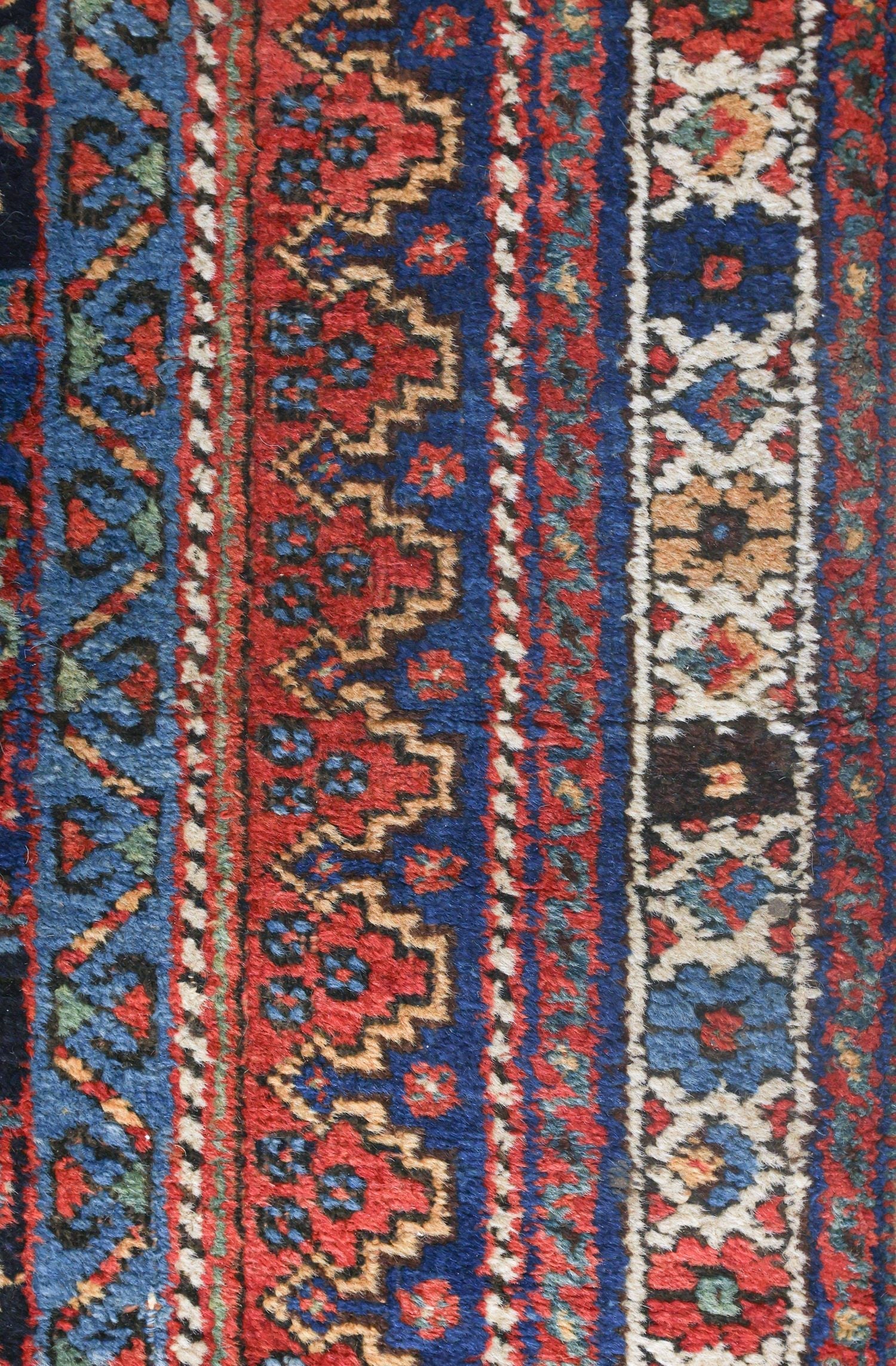 Antique Afshar Handwoven Tribal Rug, JF8719