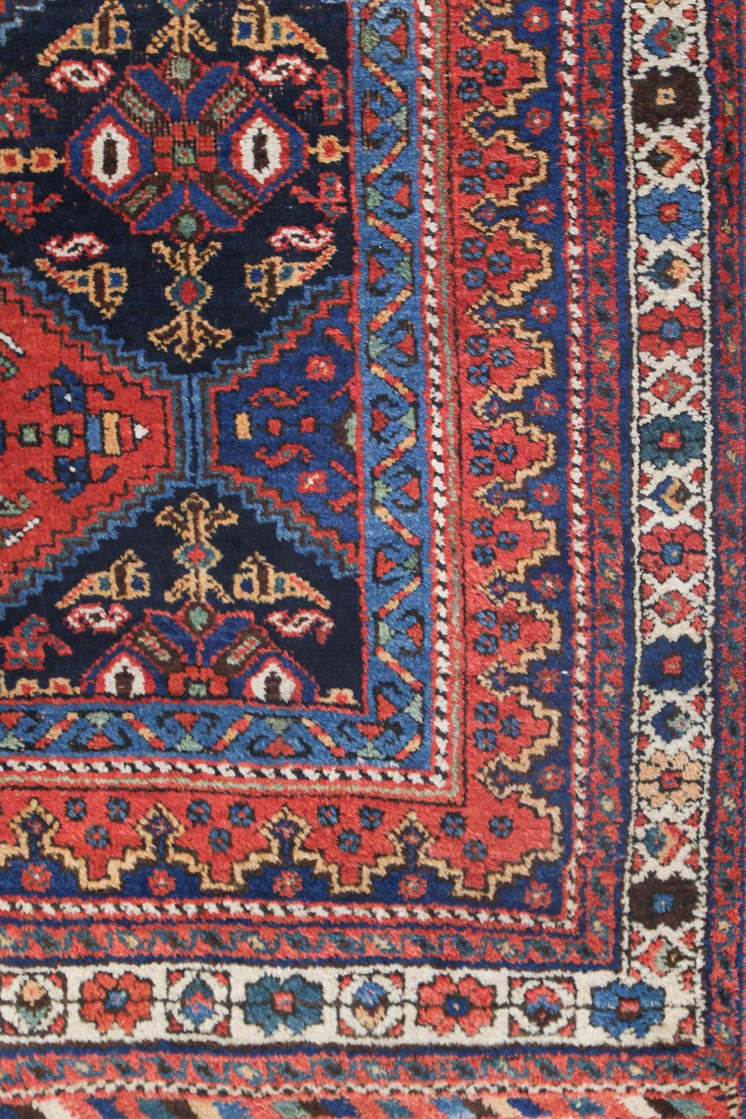 Antique Afshar Handwoven Tribal Rug, JF8719