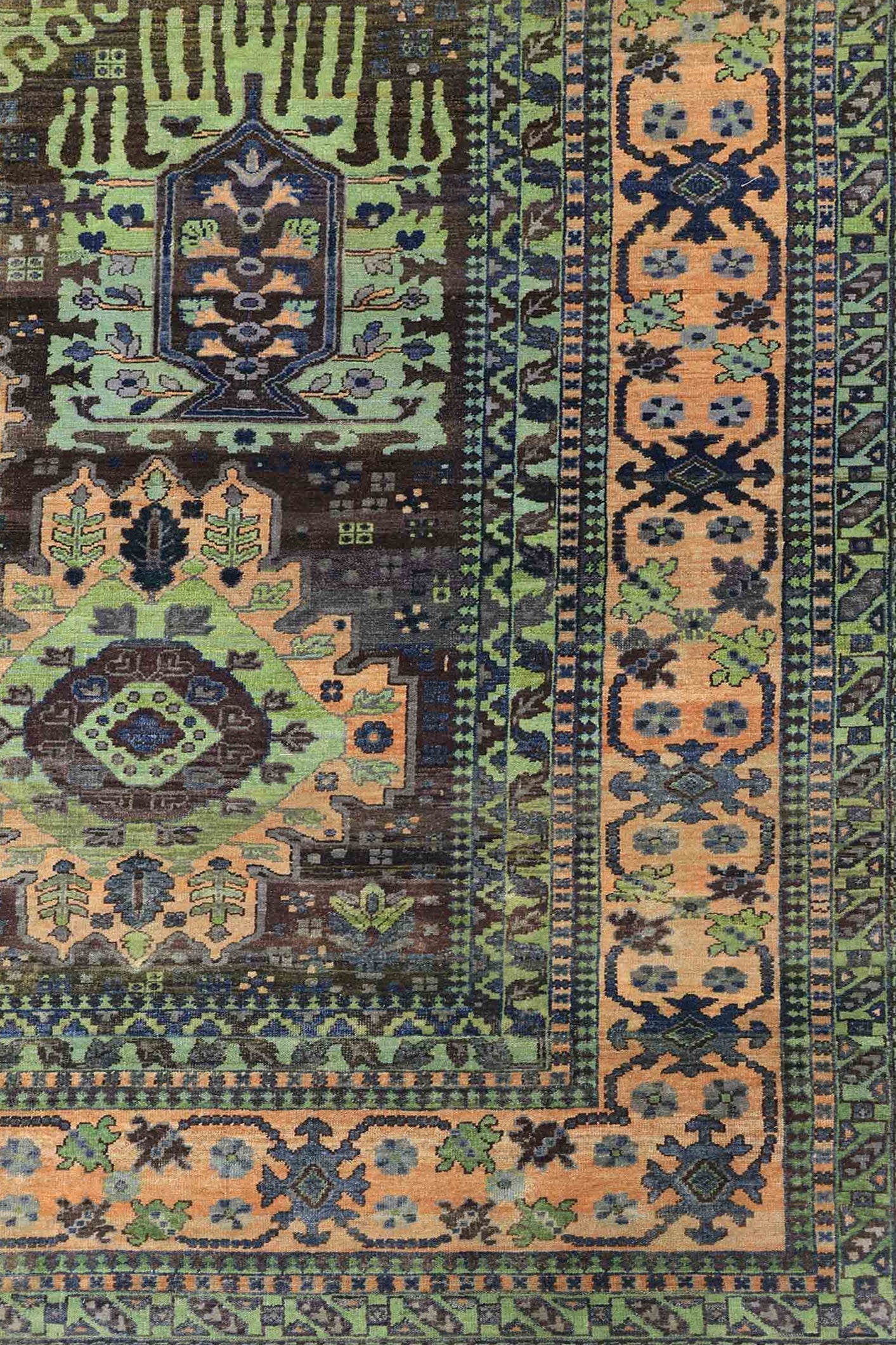 Agra Handwoven Tribal Rug, J77126