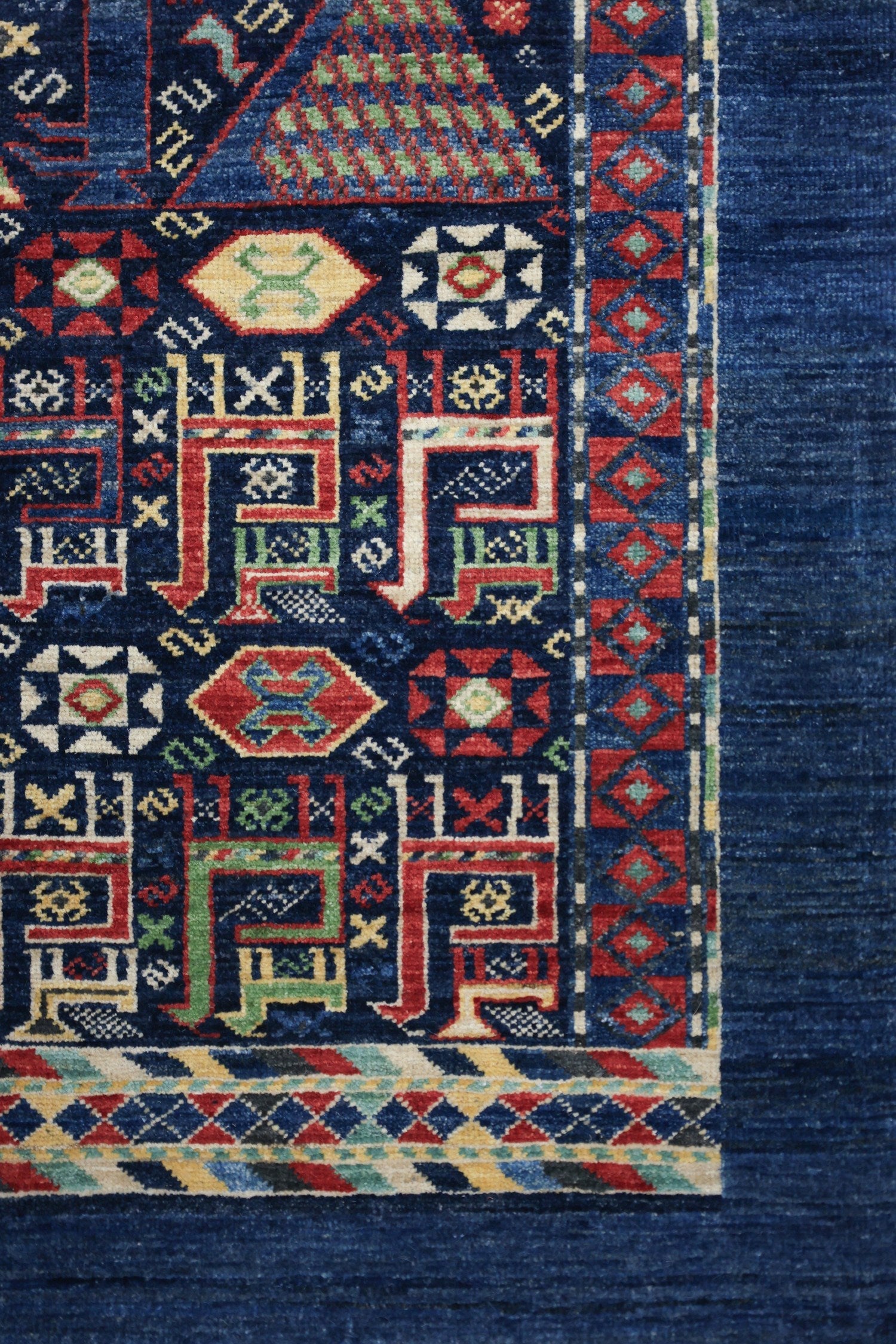 Akstafa Handwoven Tribal Rug, J74758