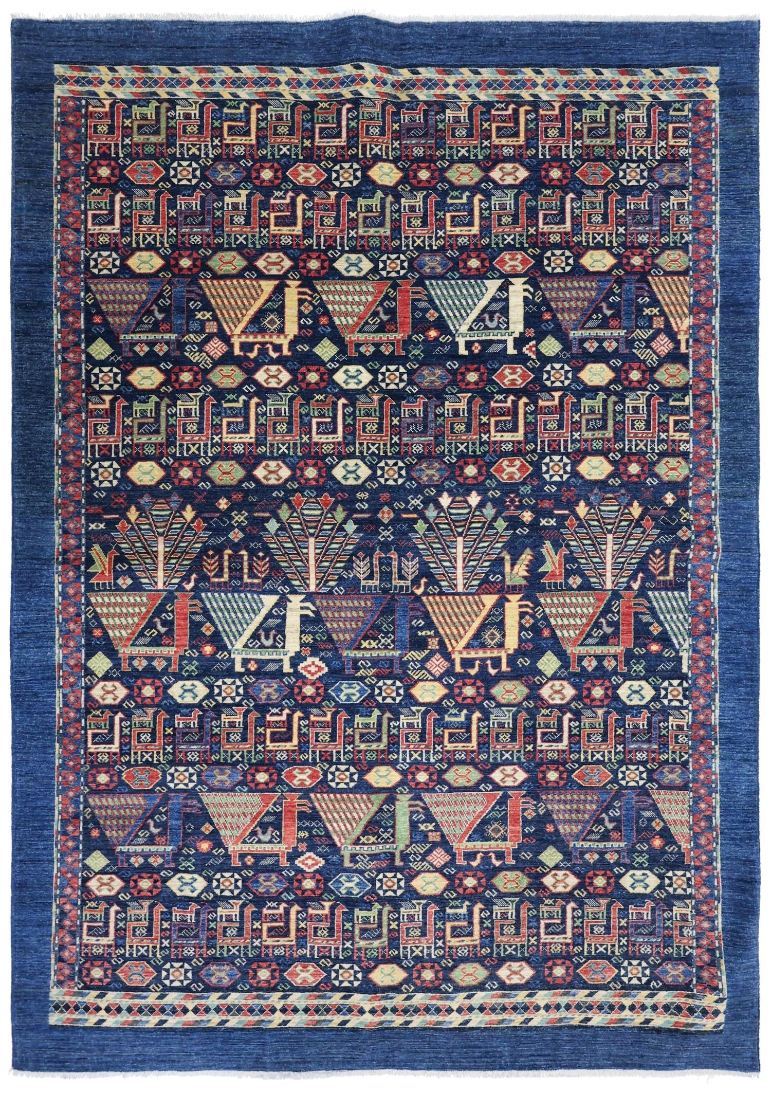 Akstafa Handwoven Tribal Rug