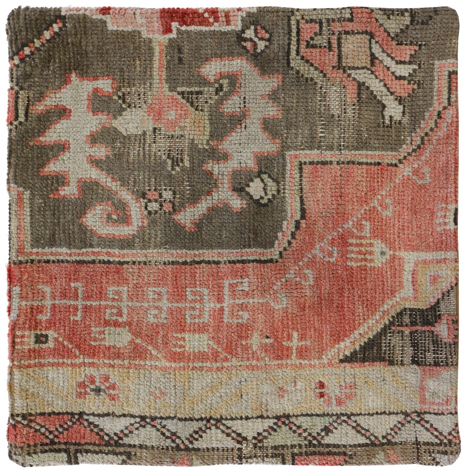 Vintage Anatolian Handwoven Tribal Rug