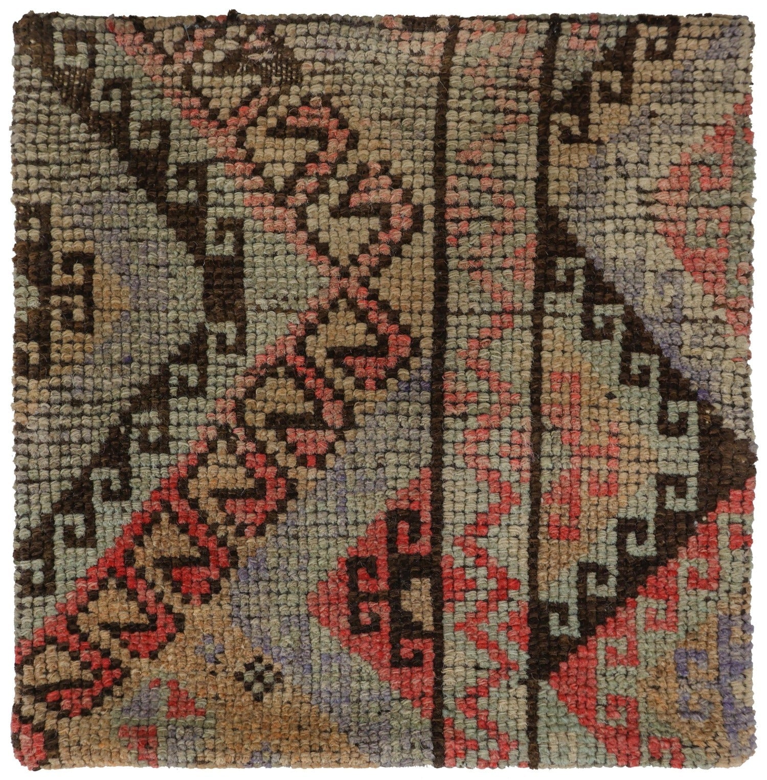 Vintage Anatolian Handwoven Tribal Rug