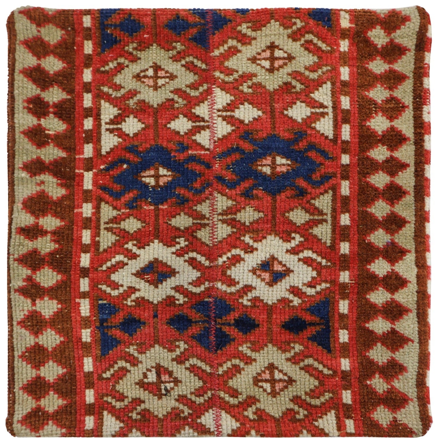 Vintage Anatolian Handwoven Tribal Rug