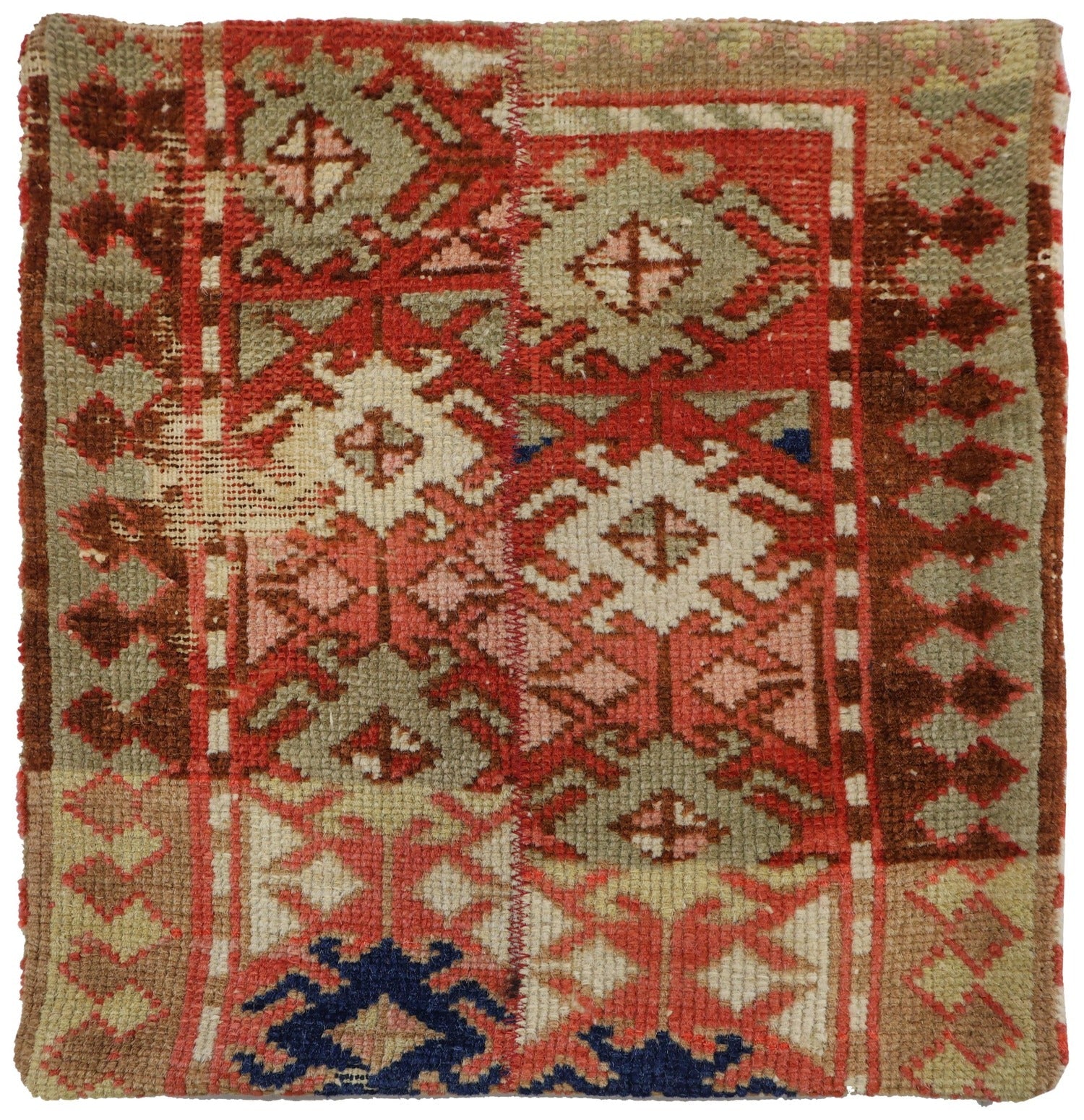 Vintage Anatolian Handwoven Tribal Rug