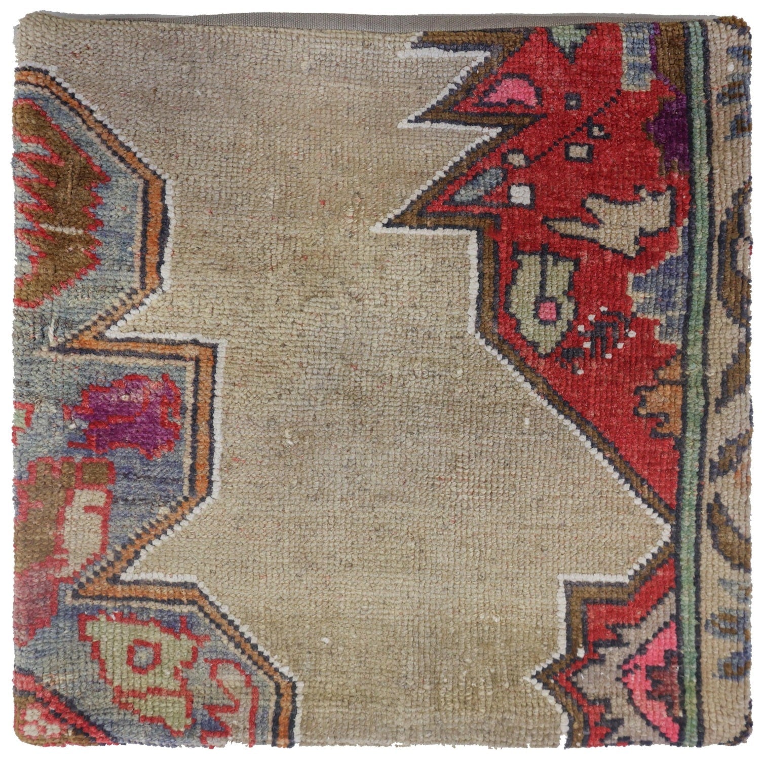 Vintage Anatolian Handwoven Tribal Rug