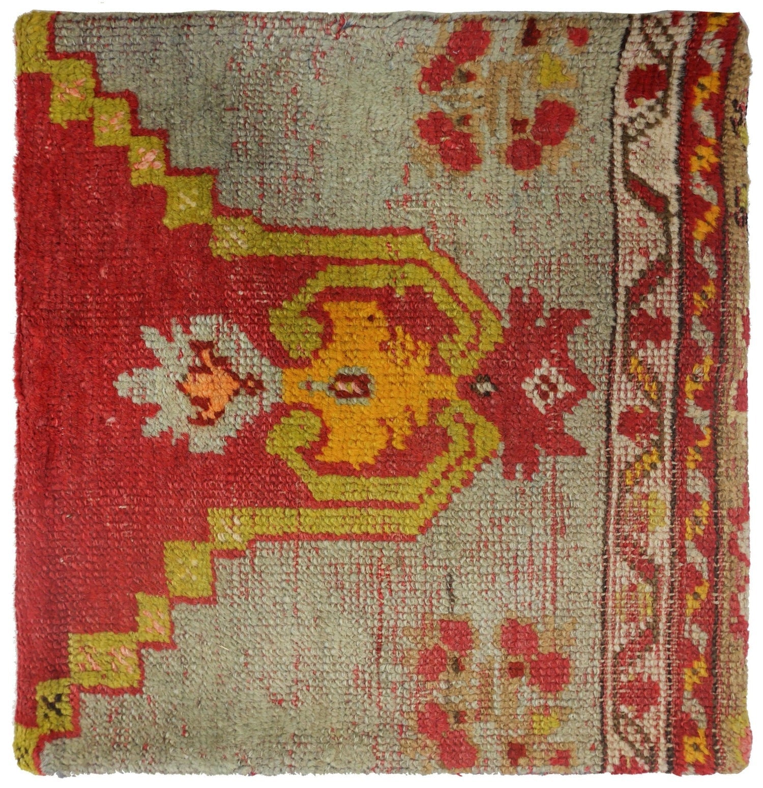 Vintage Anatolian Handwoven Tribal Rug