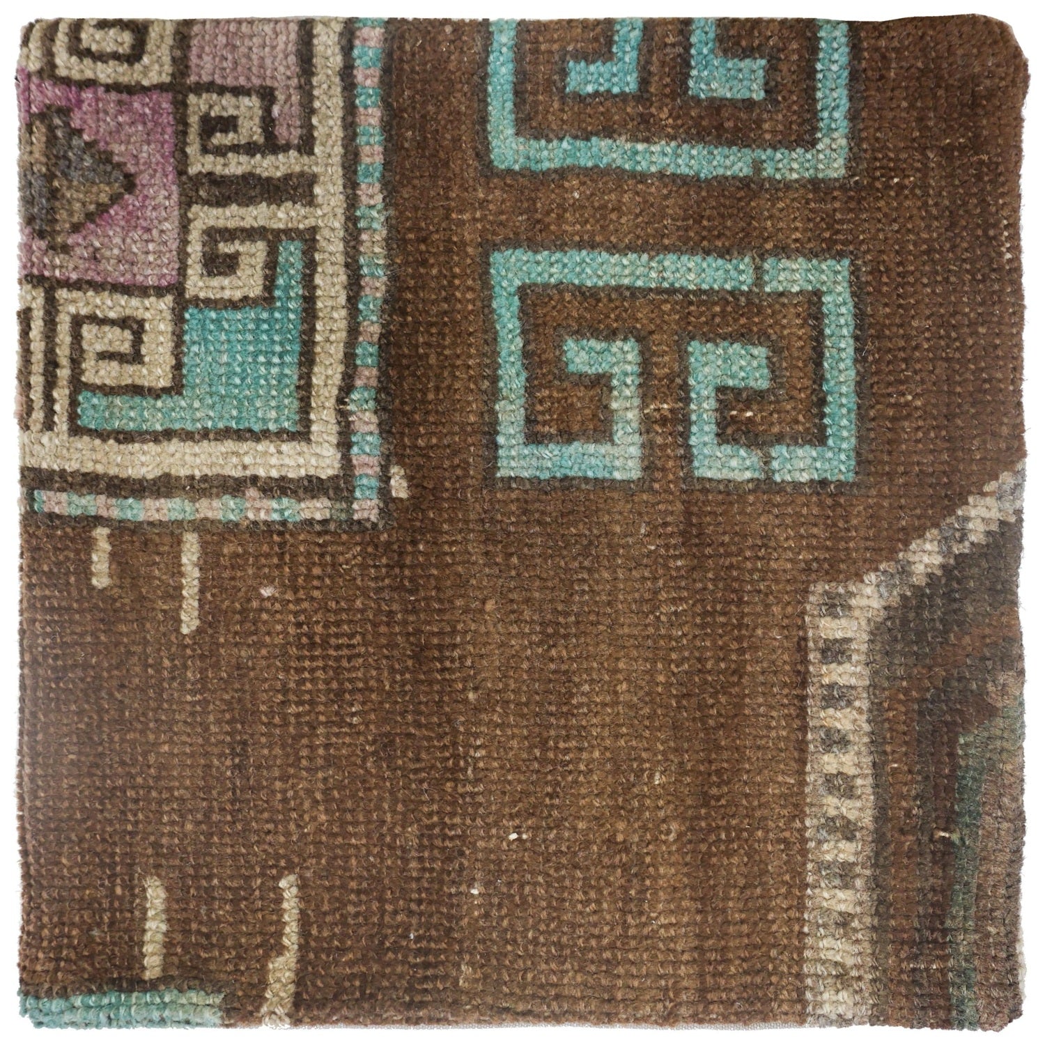 Vintage Anatolian Handwoven Tribal Rug