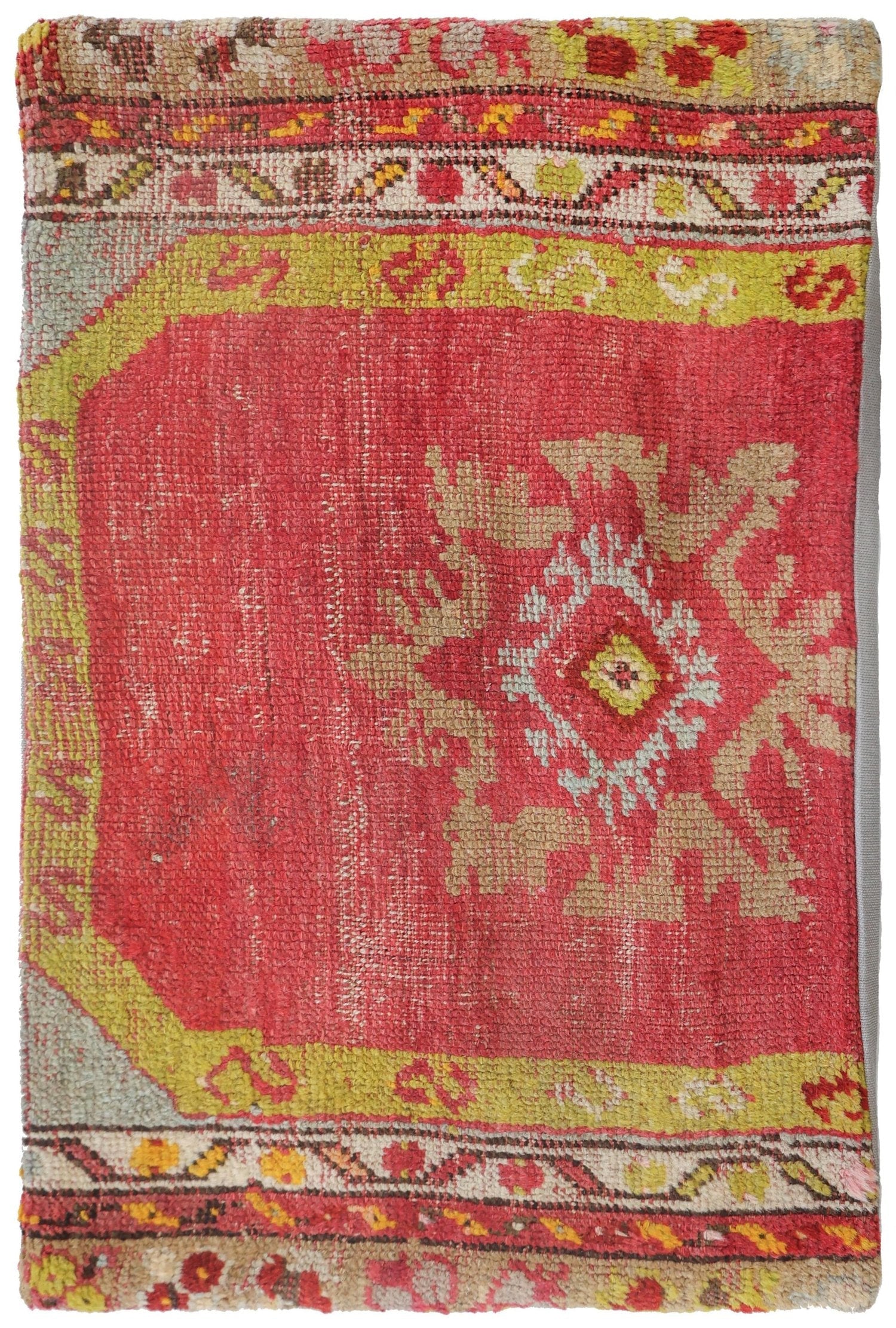 Vintage Anatolian Handwoven Tribal Rug