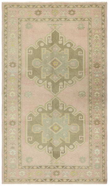 Vintage Anatolian Handwoven Tribal Rug