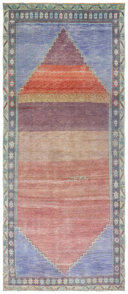 Vintage Anatolian Handwoven Tribal Rug