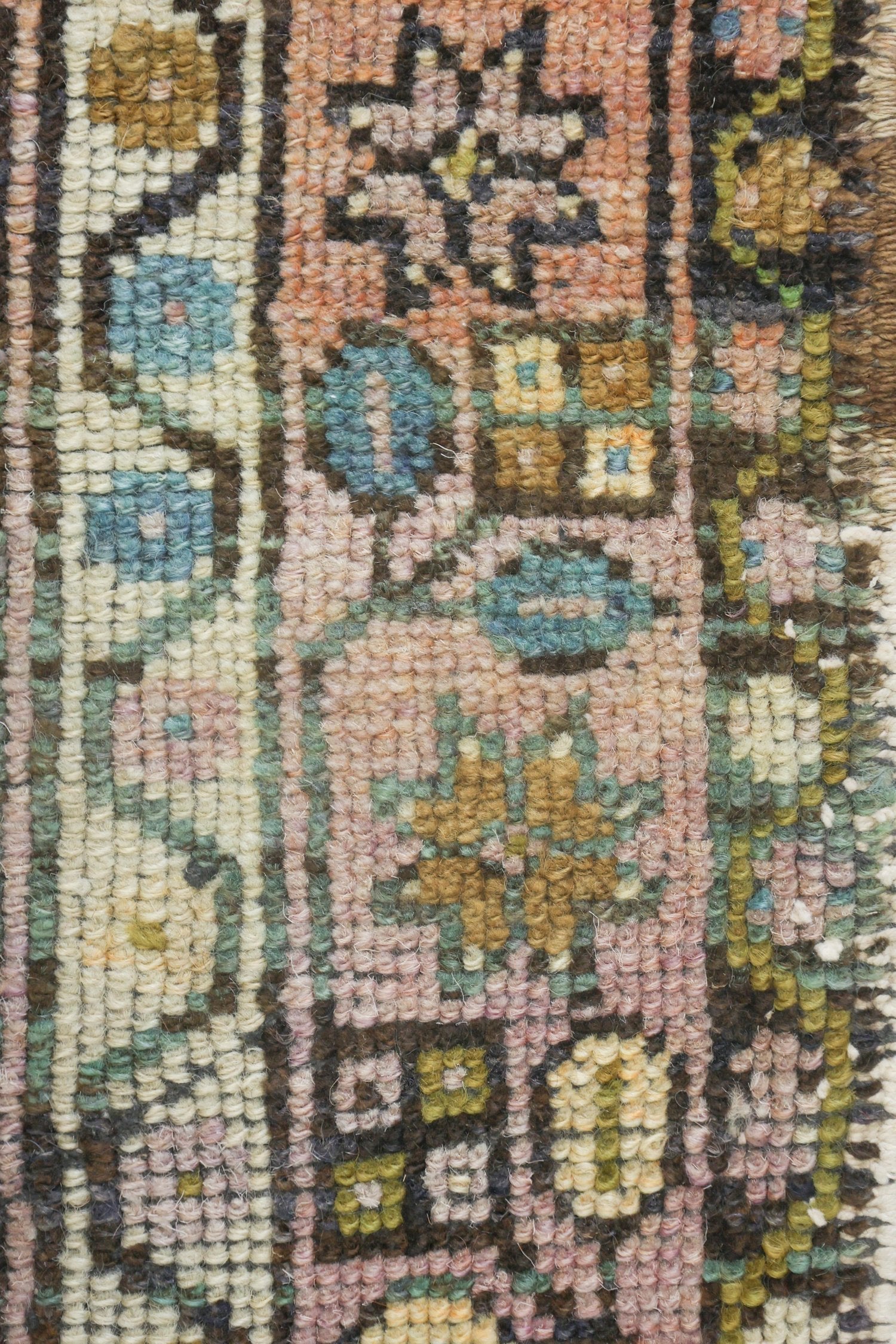 Vintage Anatolian Handwoven Tribal Rug, J75152