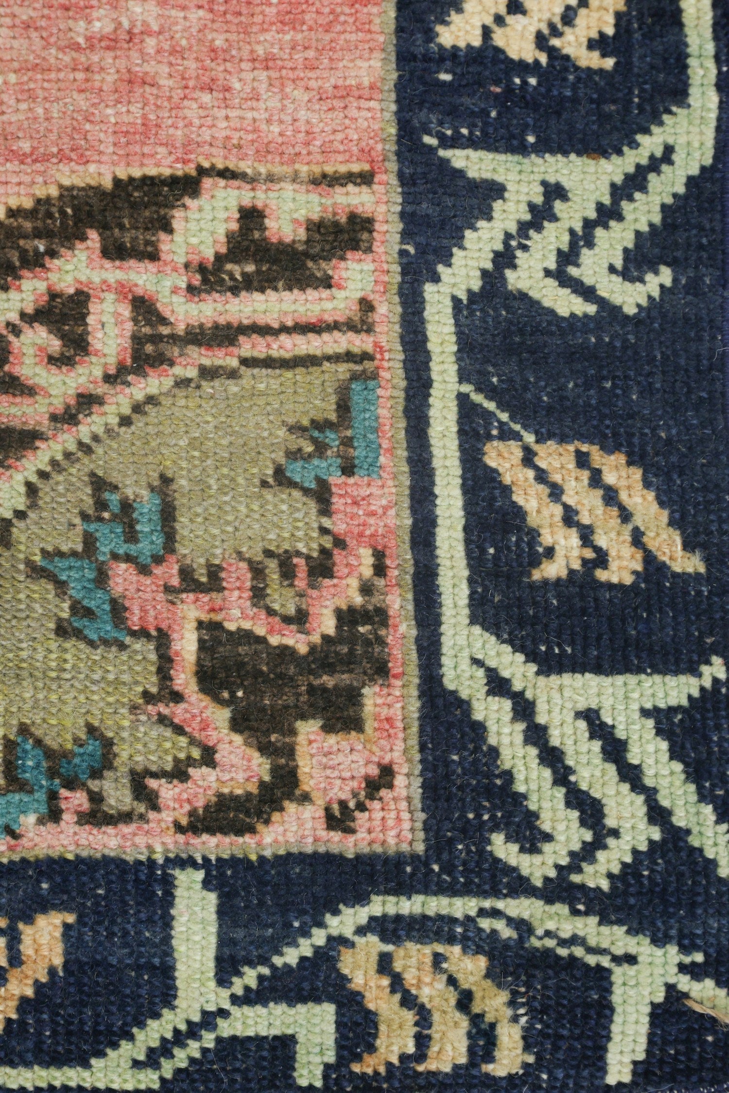 Vintage Anatolian Handwoven Tribal Rug, J75157