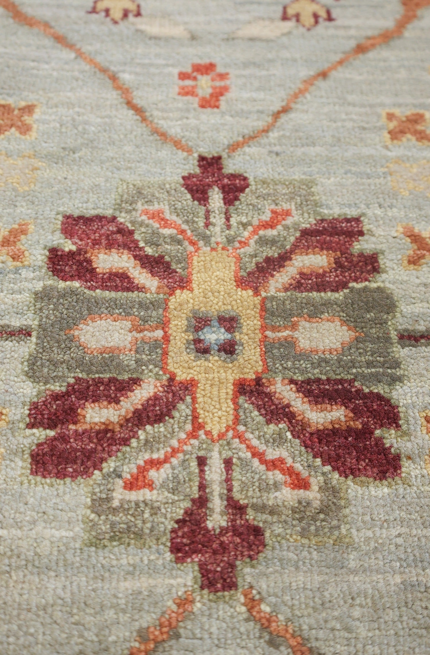 Arabesque Handwoven Tribal Rug, J73816