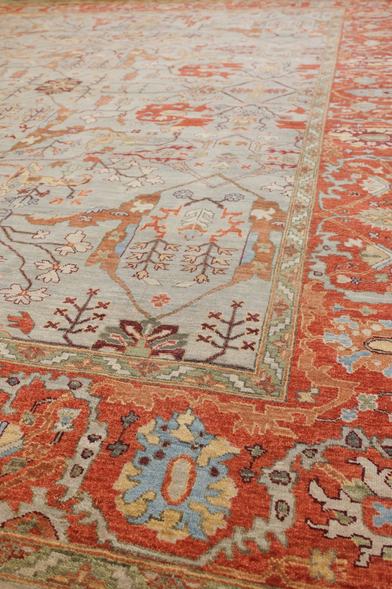 Arabesque Handwoven Tribal Rug, J73817