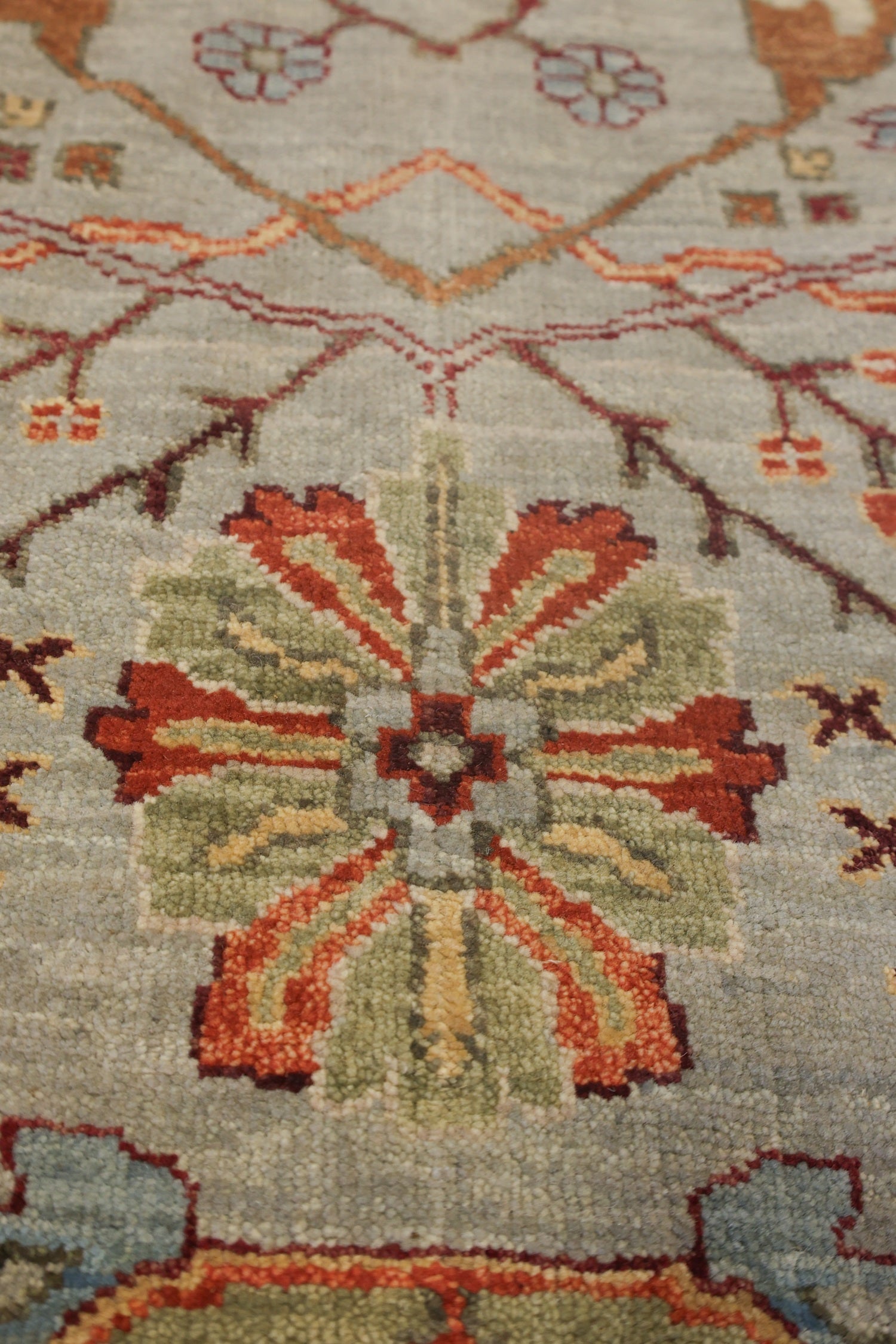 Arabesque Handwoven Tribal Rug, J73817