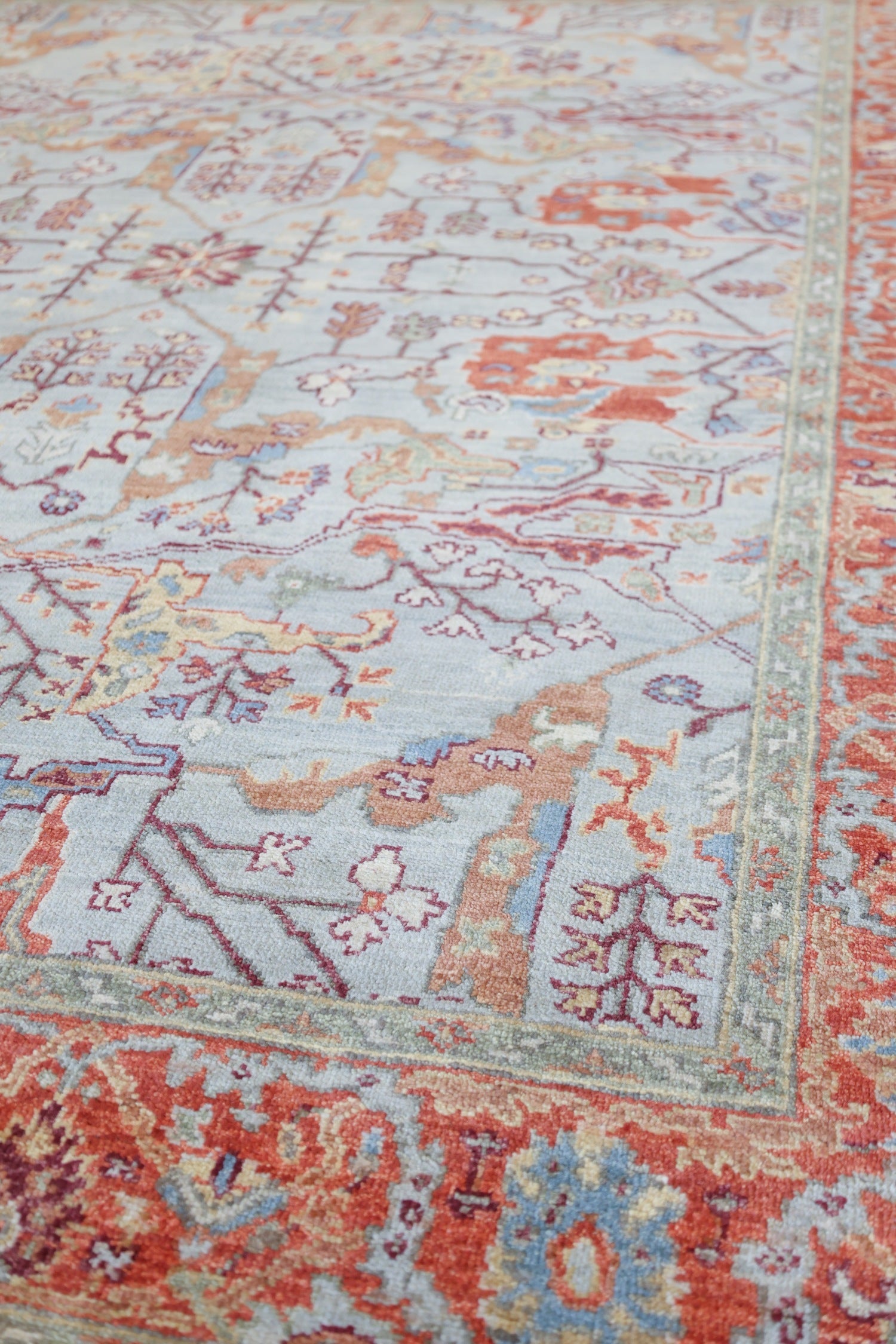 Arabesque Handwoven Tribal Rug, J73818