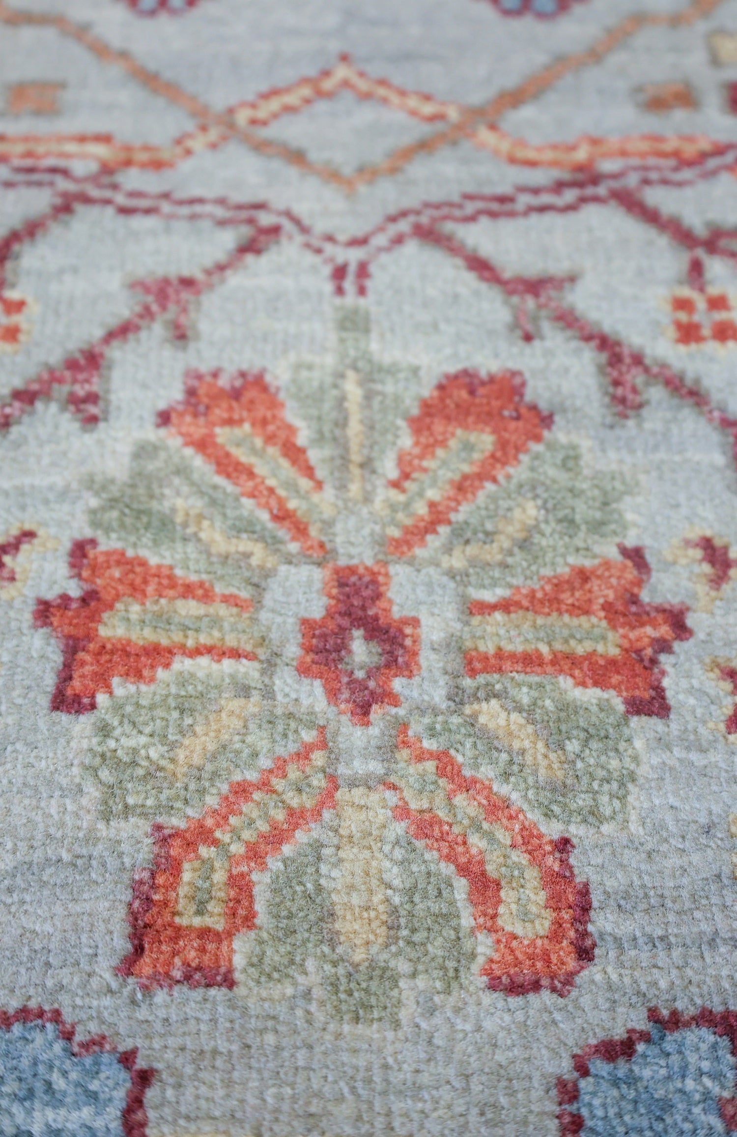 Arabesque Handwoven Tribal Rug, J73819