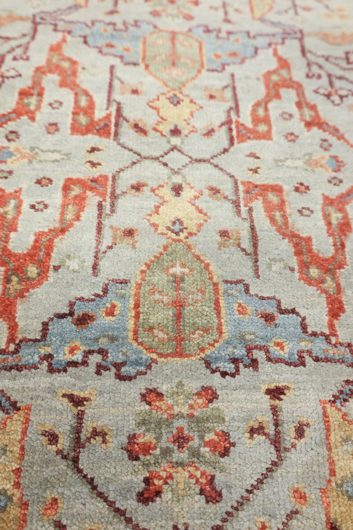 Arabesque Handwoven Tribal Rug, J73820