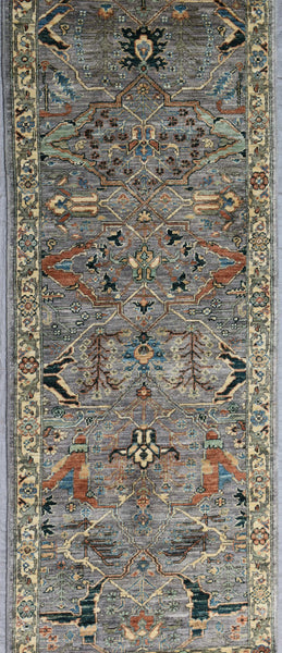 Arabesque Handwoven Tribal Rug, J73886