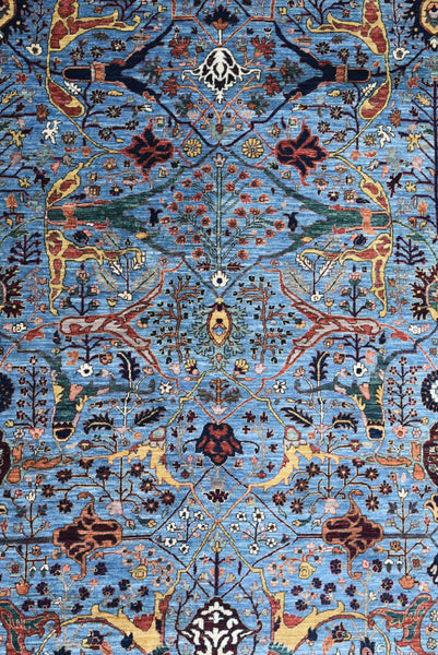 Arabesque Handwoven Tribal Rug, J73921