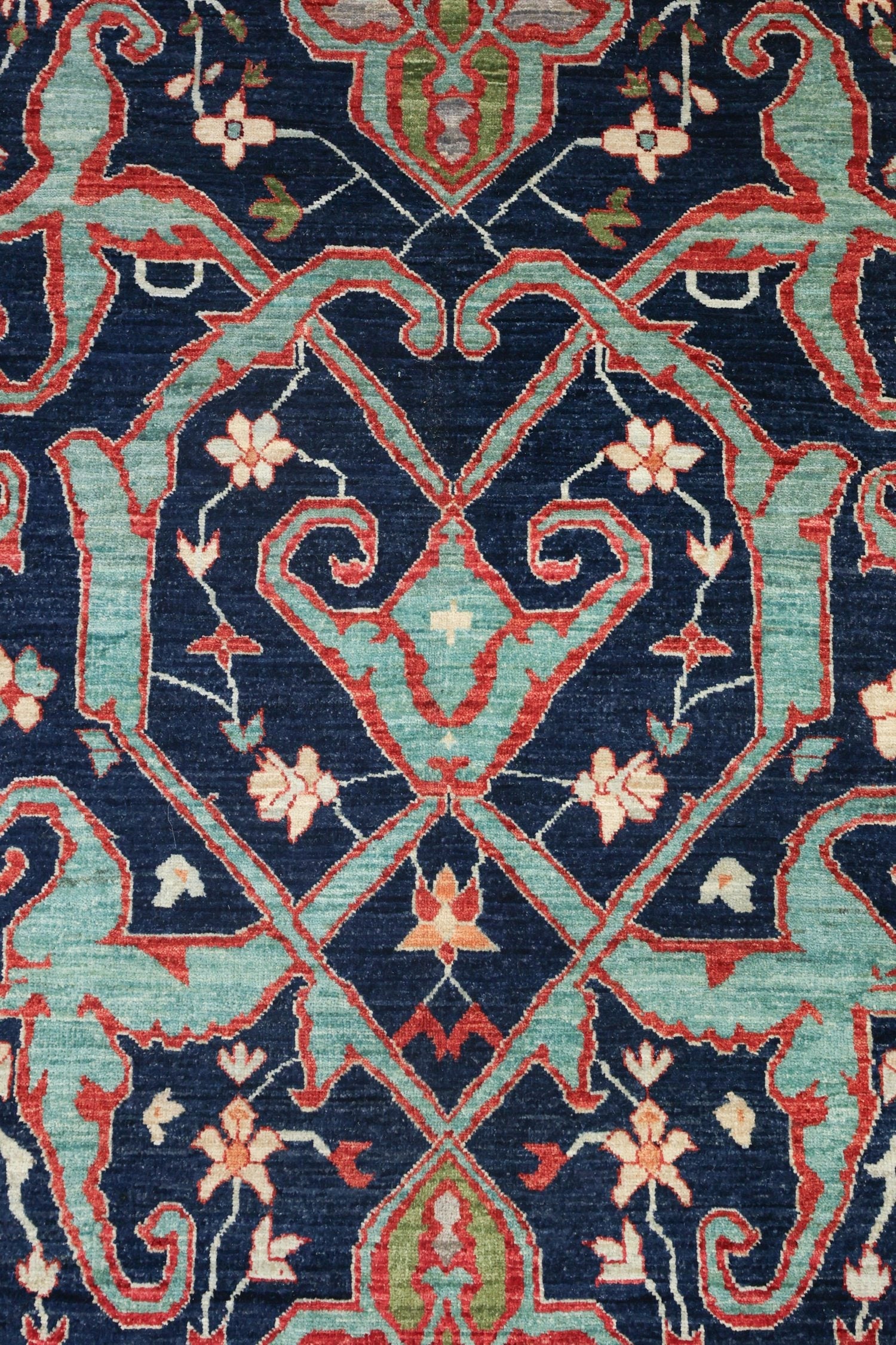 Arabesque Handwoven Tribal Rug, J74213