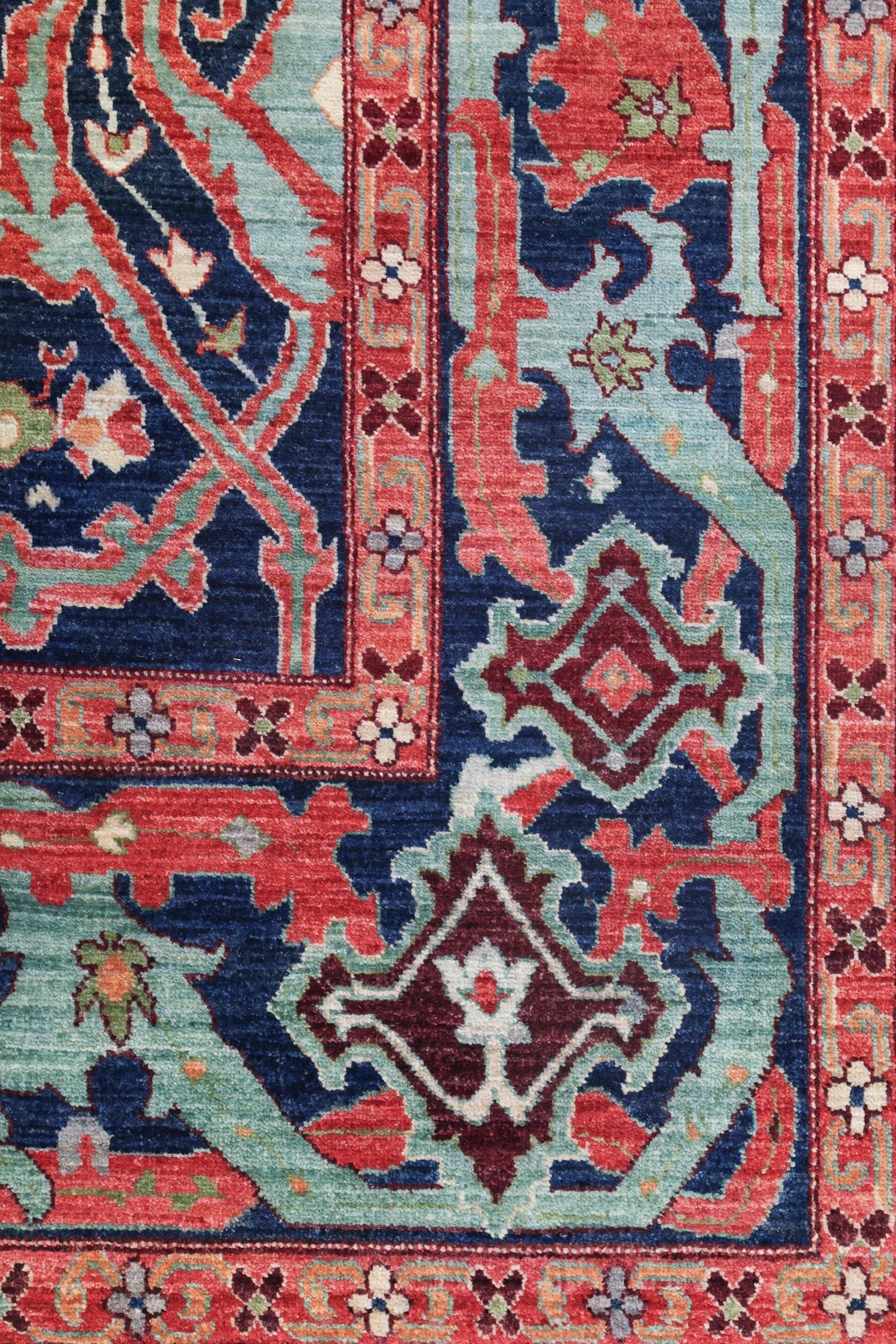 Arabesque Handwoven Tribal Rug, J74213