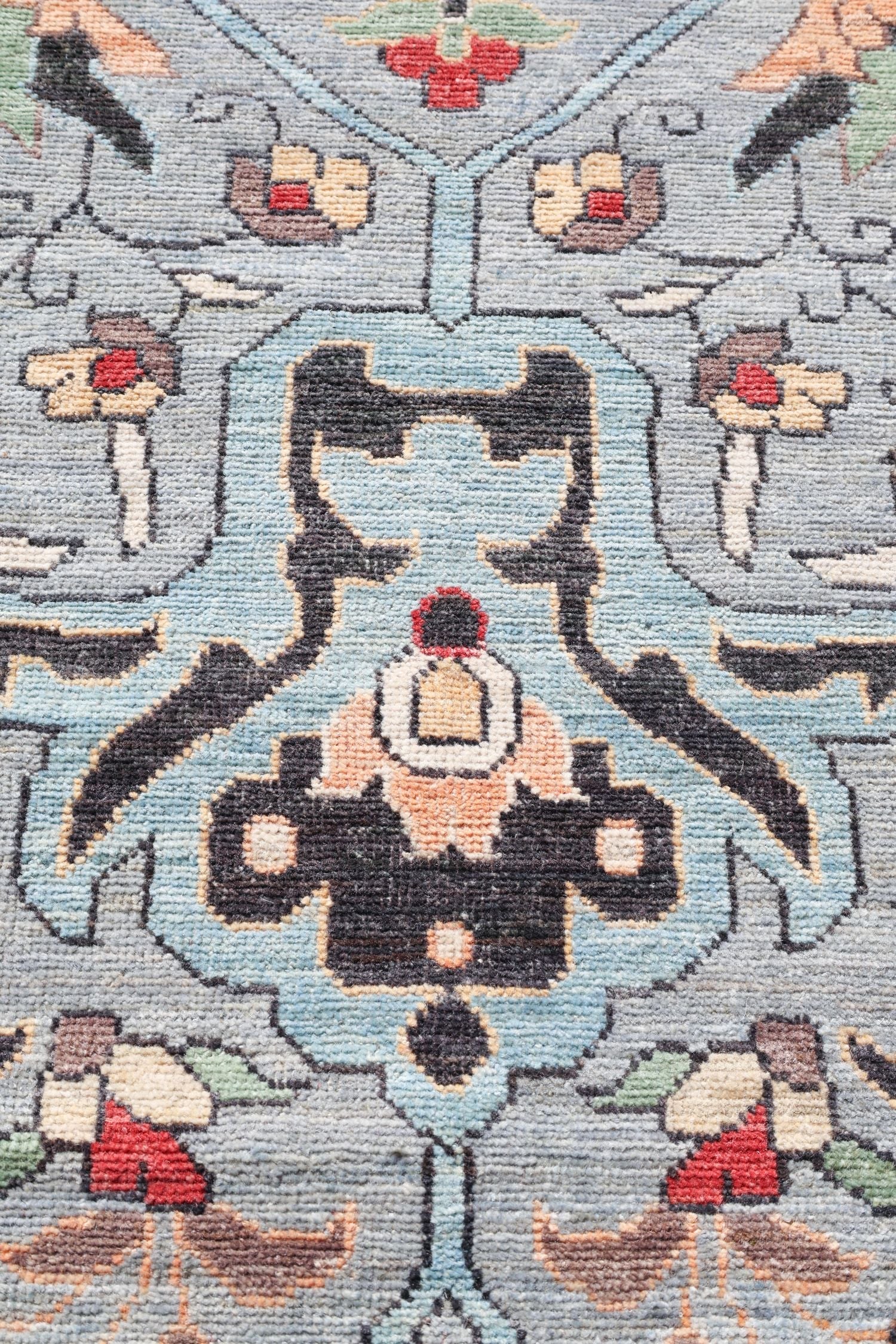 Arabesque Handwoven Tribal Rug, J74817