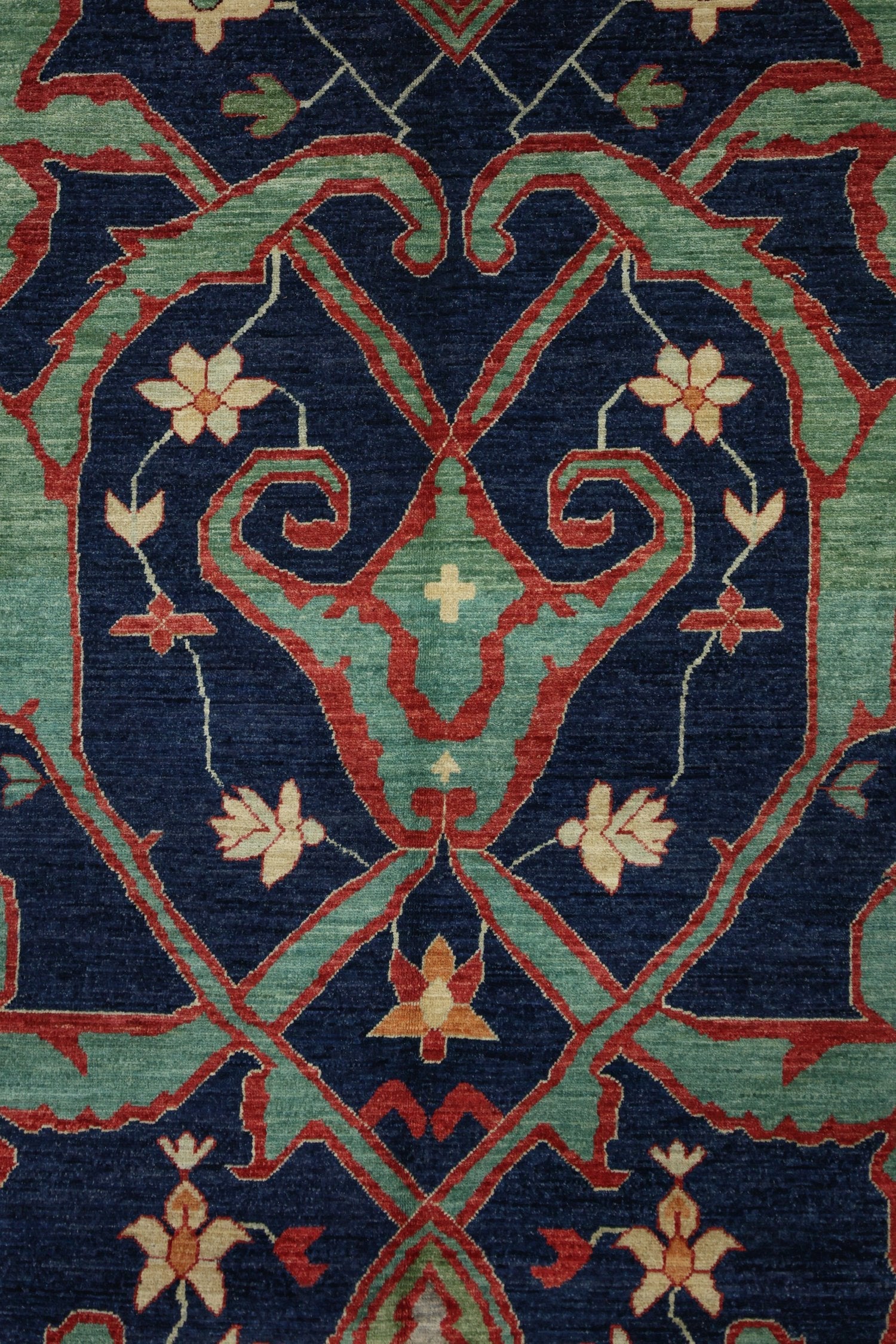 Arabesque Handwoven Tribal Rug, J74895