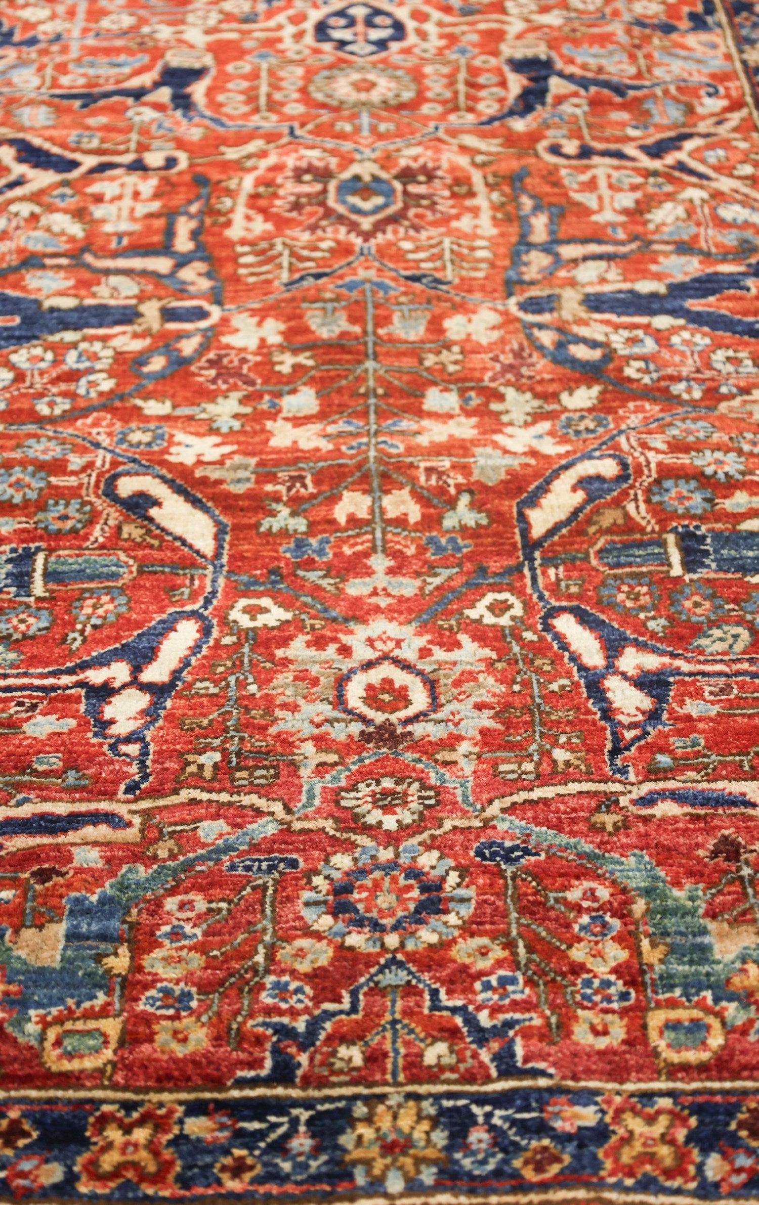 Arabesque Handwoven Tribal Rug, J75347