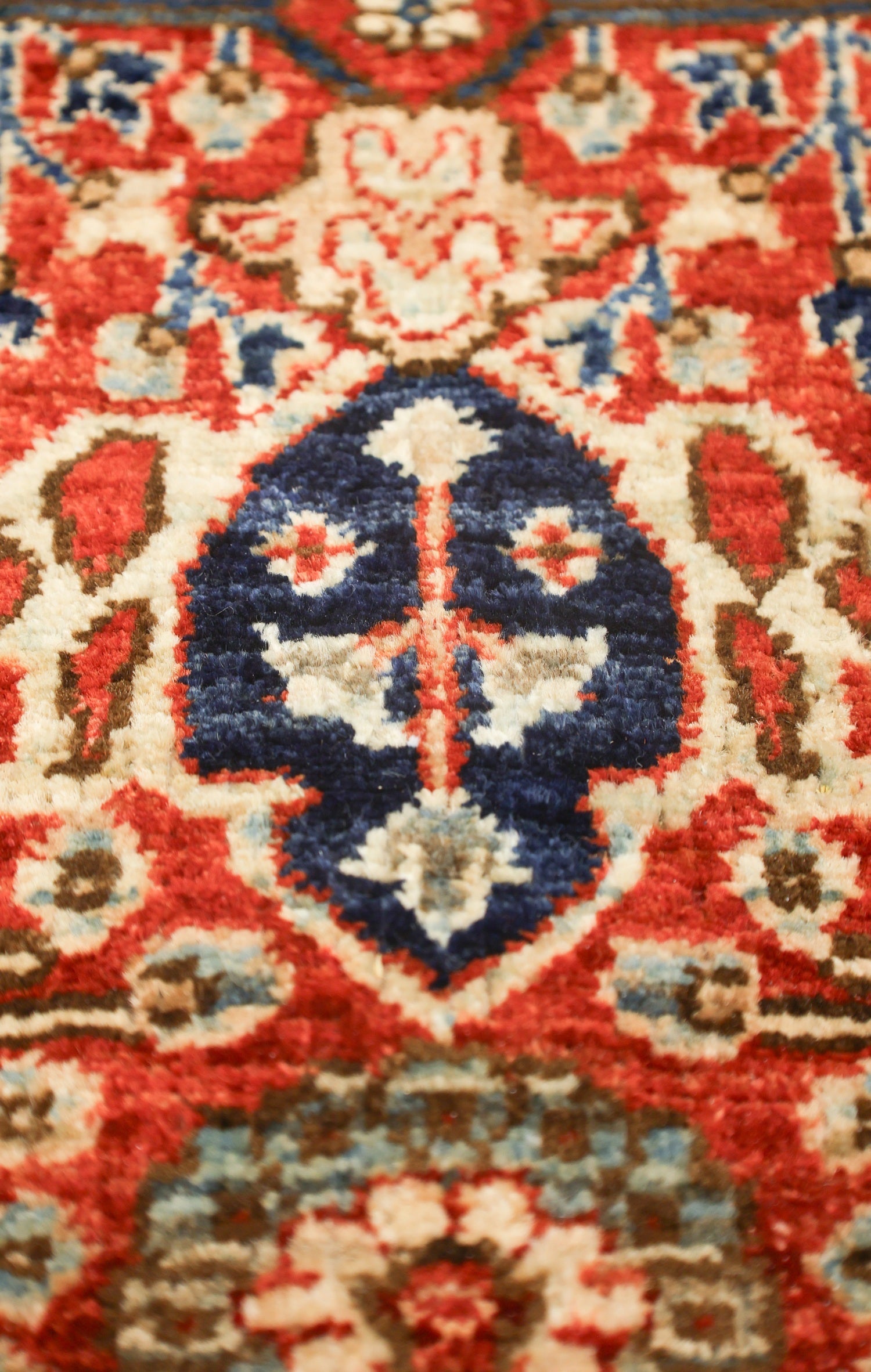 Arabesque Handwoven Tribal Rug, J75347