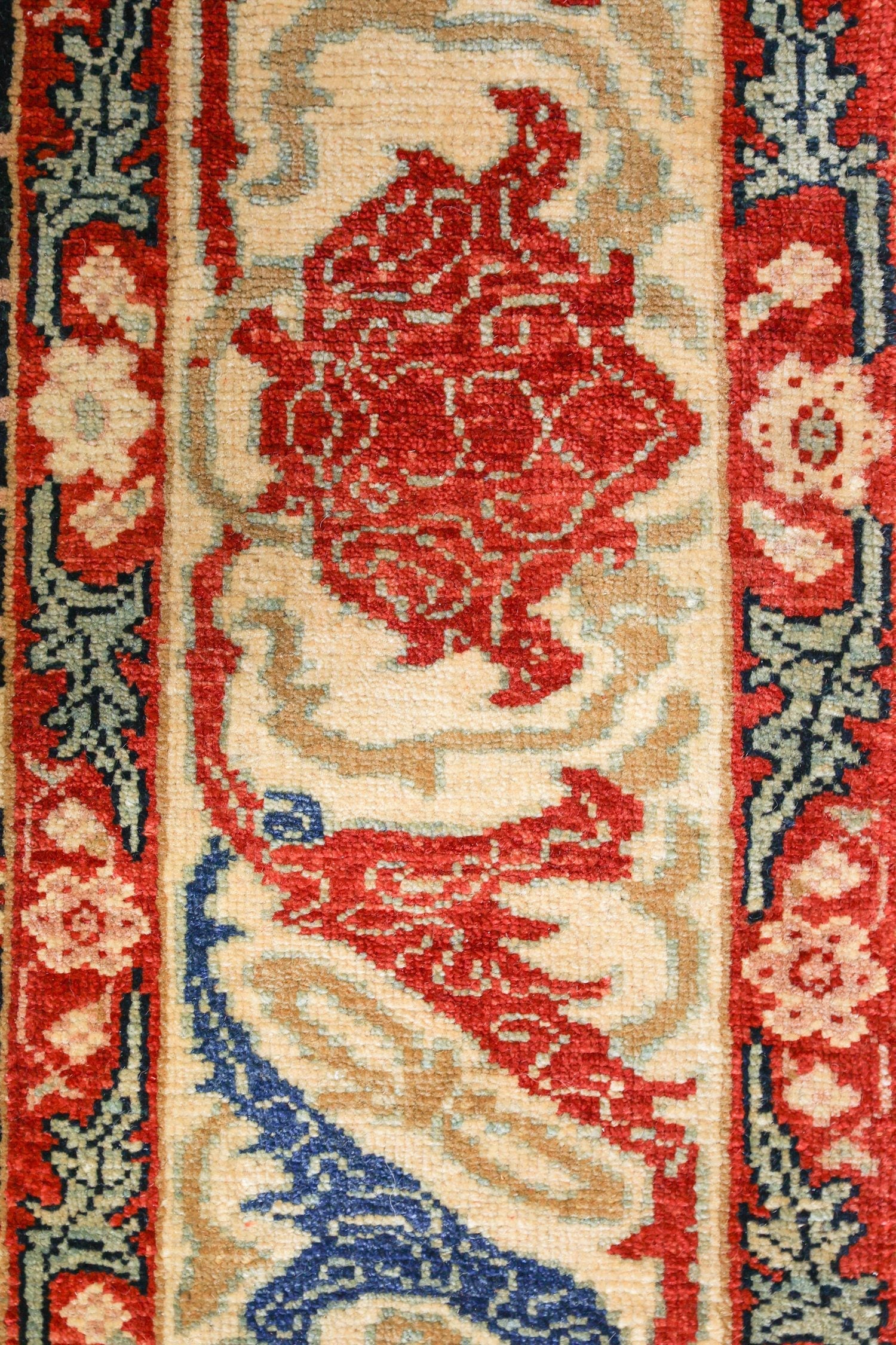 Arabesque Handwoven Tribal Rug, J75422