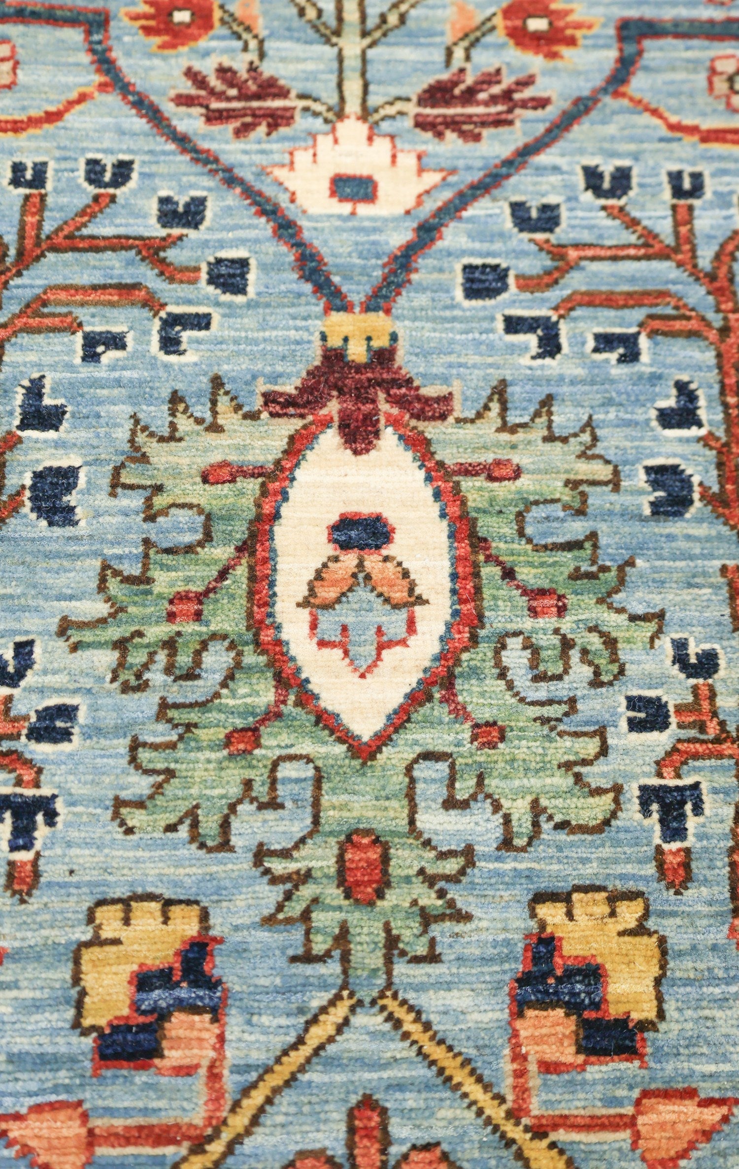 Arabesque Handwoven Tribal Rug, J75621