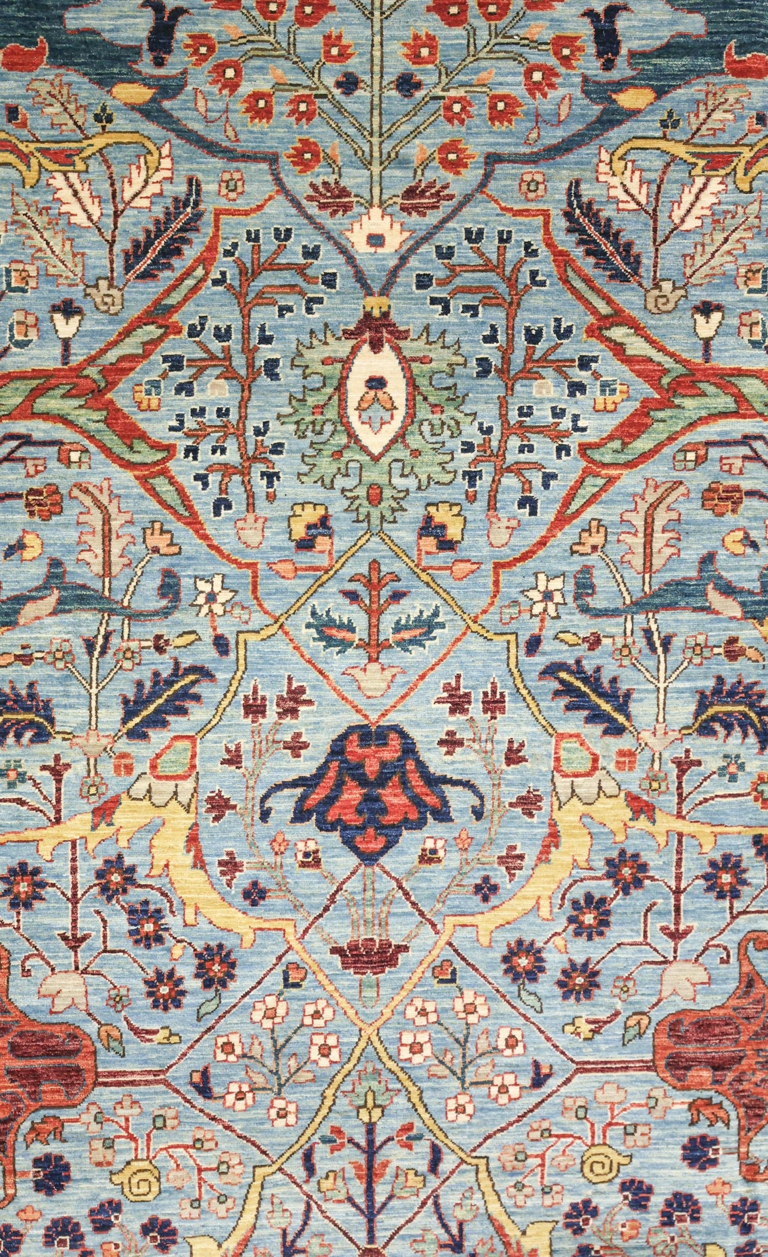 Arabesque Handwoven Tribal Rug, J75621