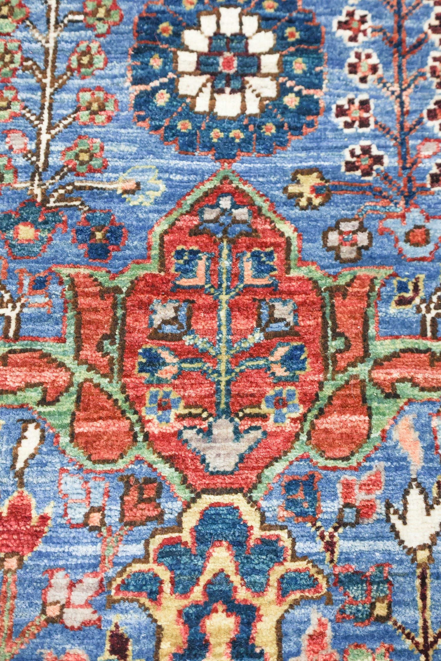 Arabesque Handwoven Tribal Rug, J76832