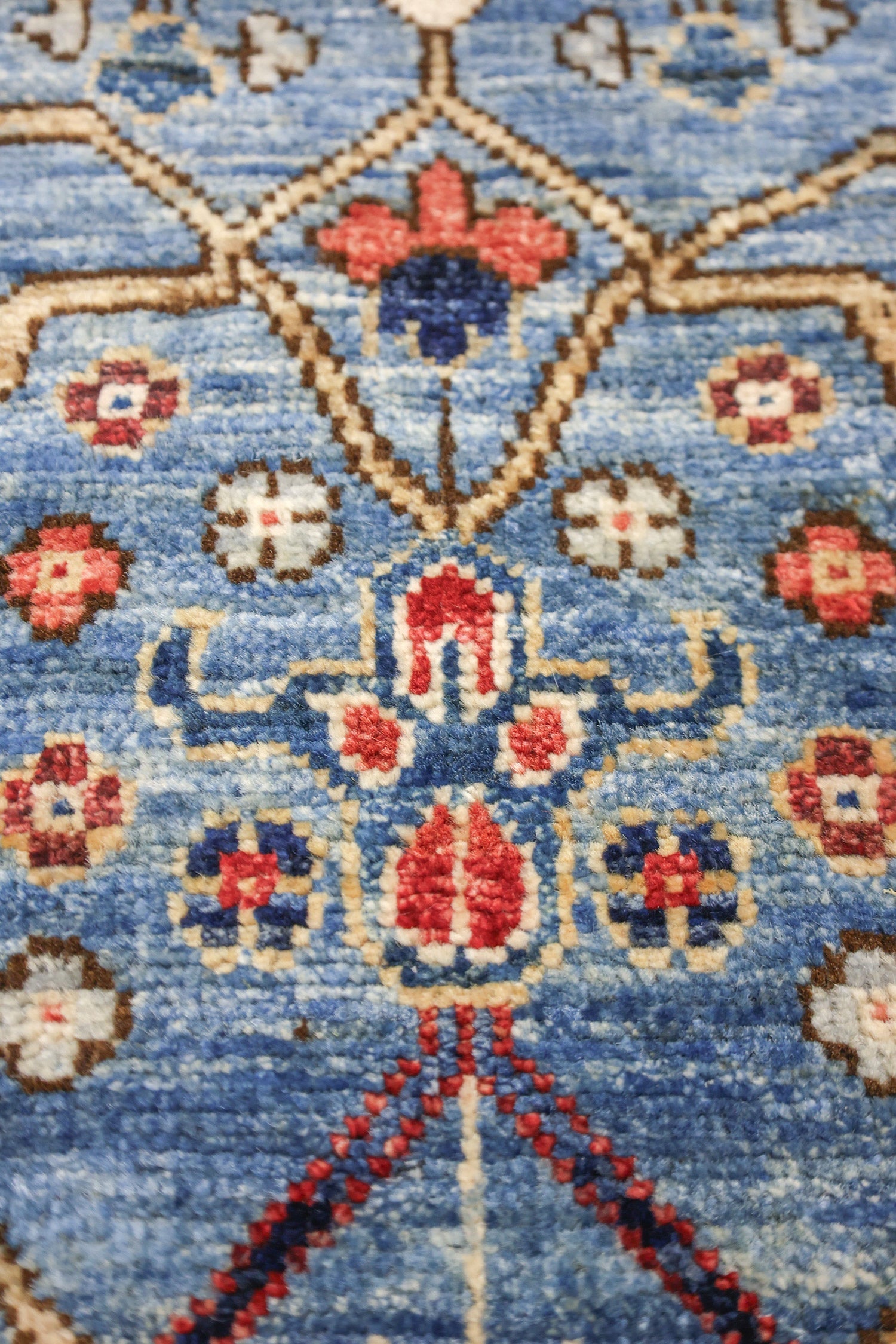 Arabesque Handwoven Tribal Rug, J76964